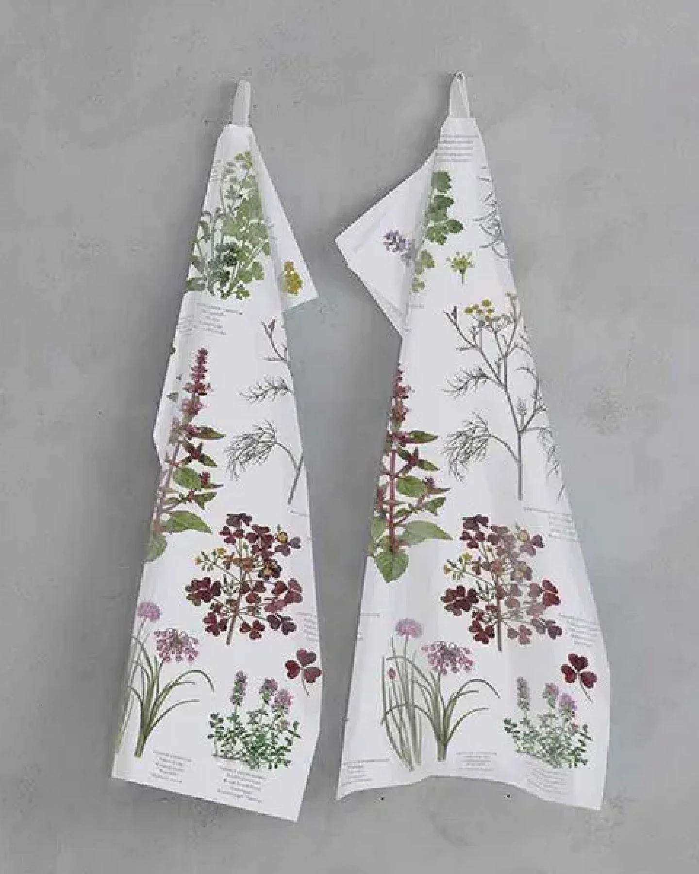 Koustrup & Co Gartenmotiv-Geschirrtücher aus 100% Bio-Baumwolle, 48 x 70 cm – Ansicht 3