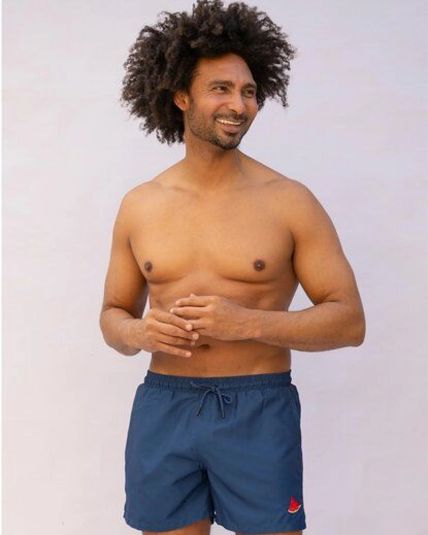 Narwal Badehose mit Stick-Motiv – Ansicht 2