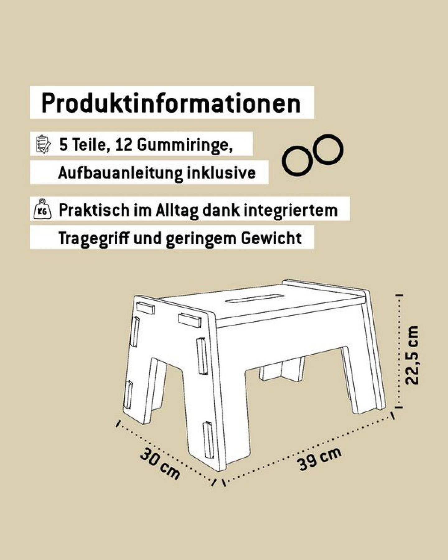 WERKHAUS Tritthocker Pappel – Ansicht 2