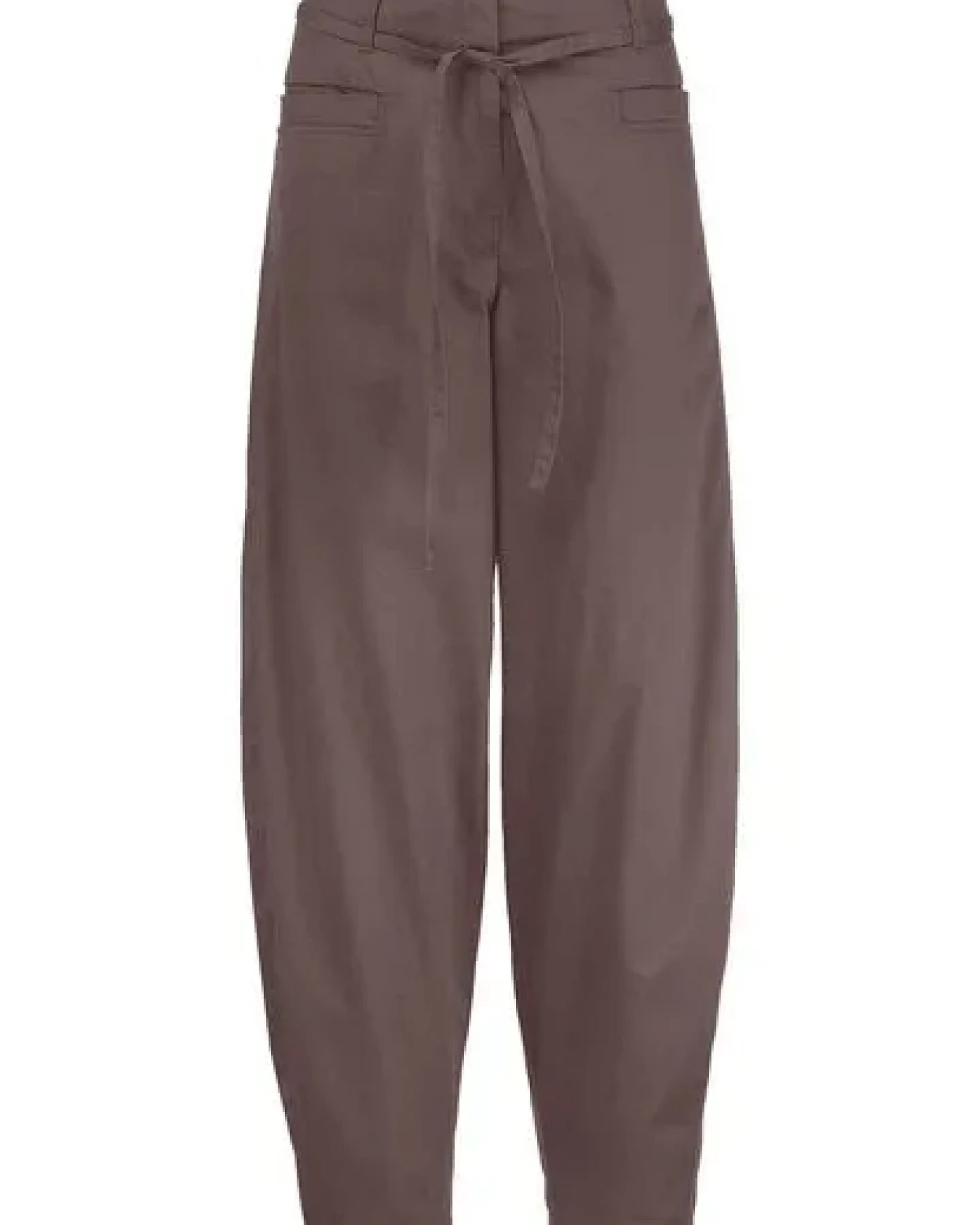 hessnatur Gewebe Hose Barrel Leg aus Bio-Baumwolle mit Elasthan – Ansicht 3