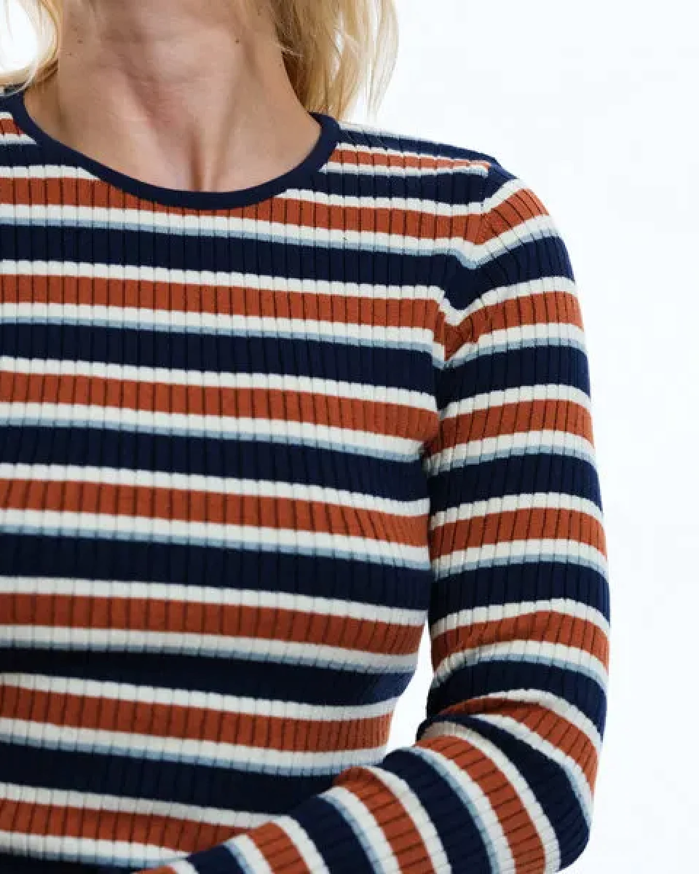 GARY MASH Gestrickter Slim Fit Pullover Yuma in Rippstrick – Ansicht 3