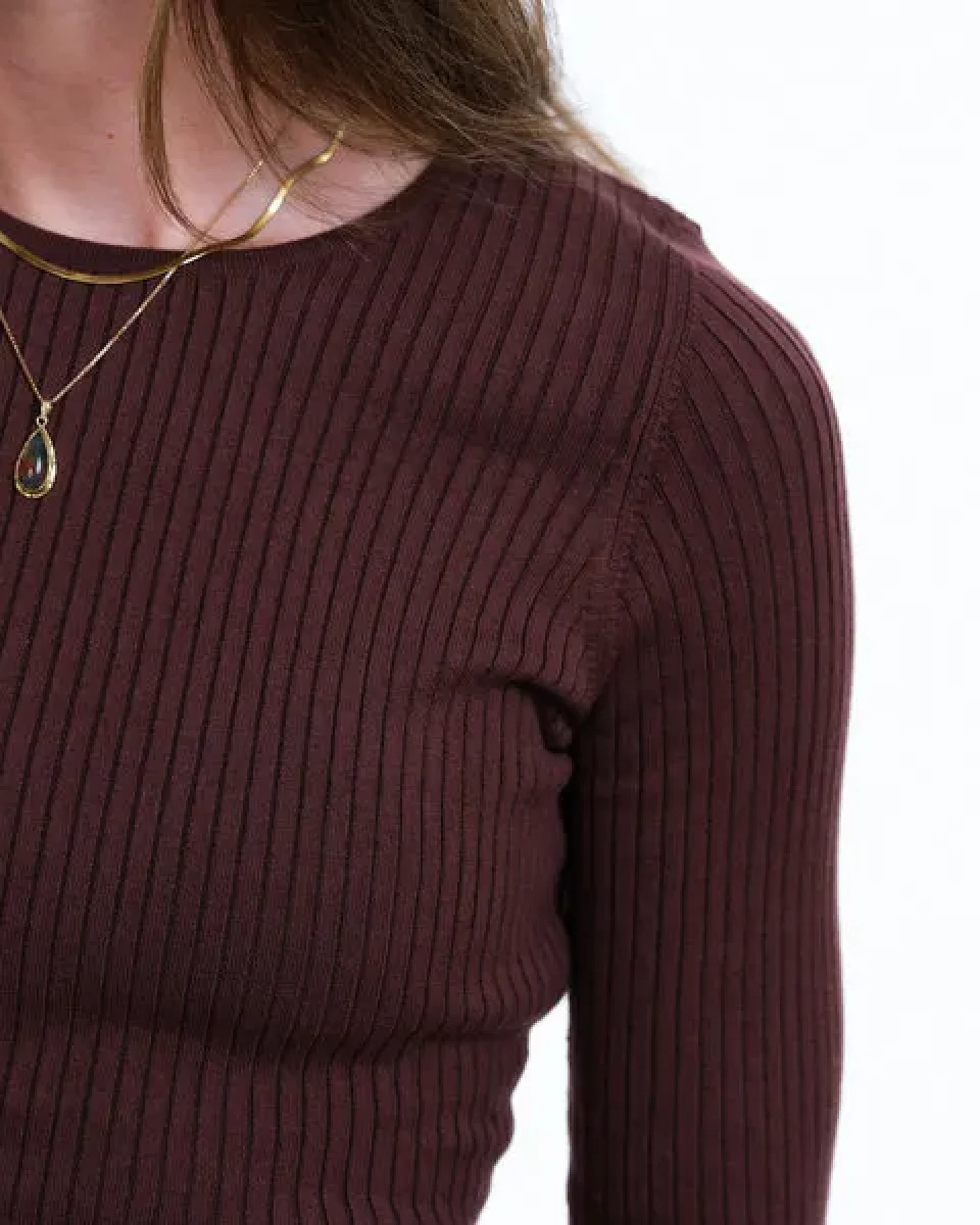 GARY MASH Gestrickter Slim Fit Pullover Yuma in Rippstrick – Ansicht 2