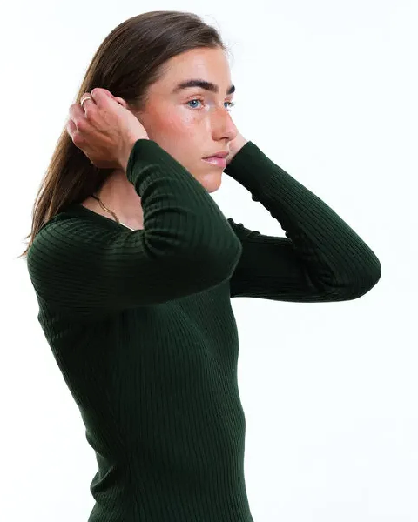 GARY MASH Gestrickter Slim Fit Pullover Yuma in Rippstrick – Ansicht 3