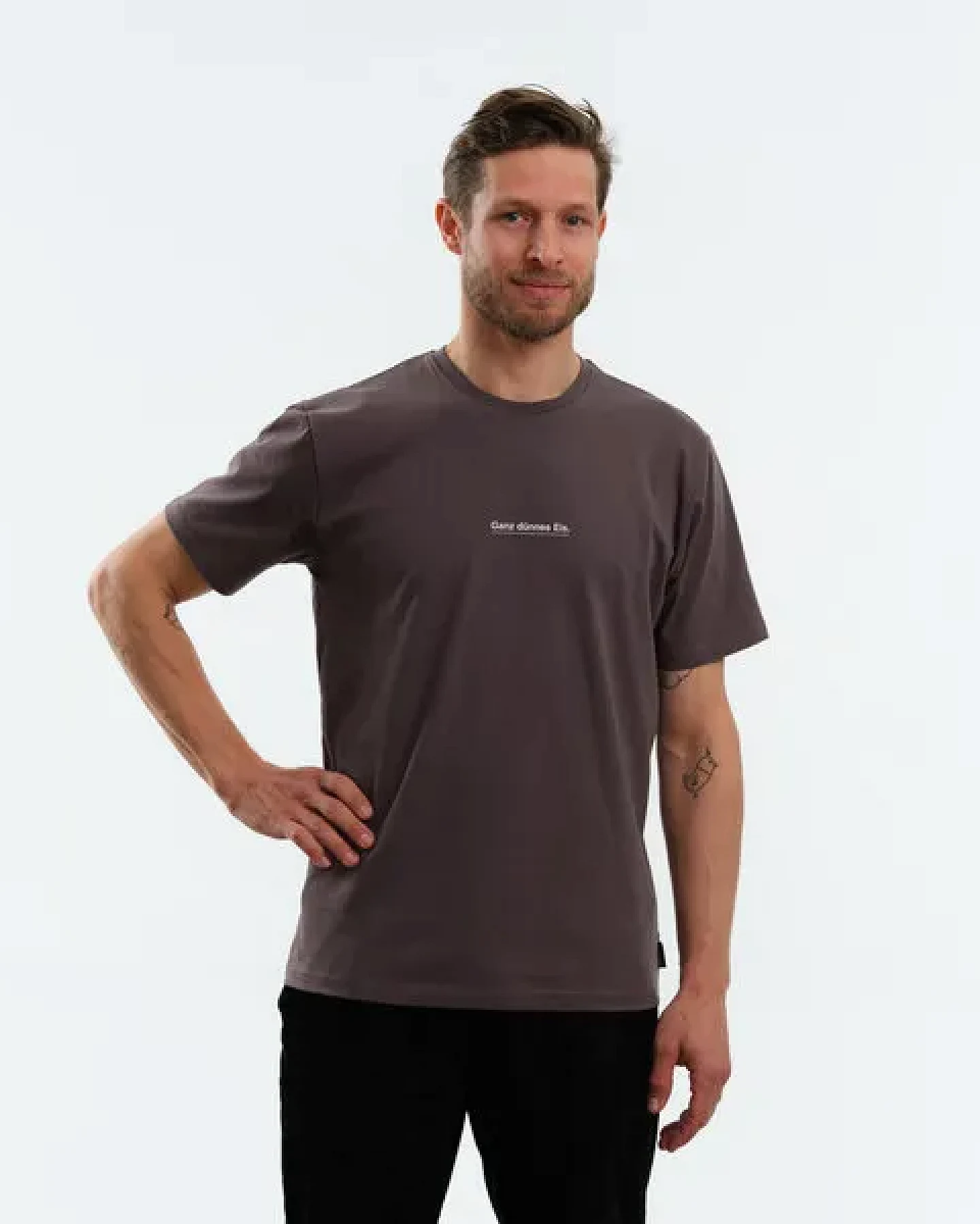 GARY MASH Shirt Ganz dünnes Eis. aus Biobaumwolle – Ansicht 3