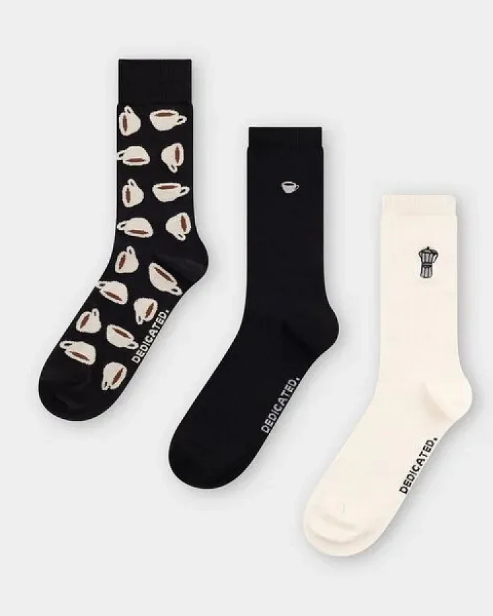 DEDICATED Socken Coffee 3er-Pack