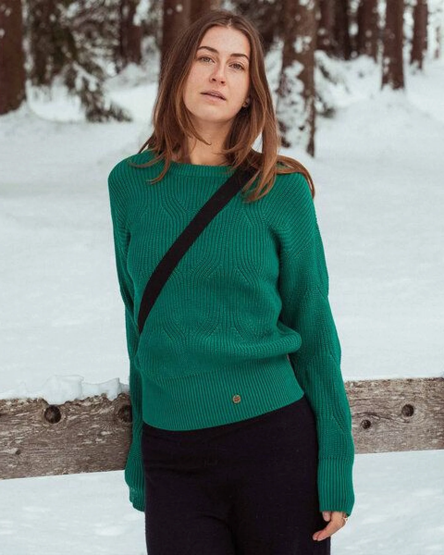 GARY MASH Kurzer Strickpulli May aus Biobaumwolle – Ansicht 2