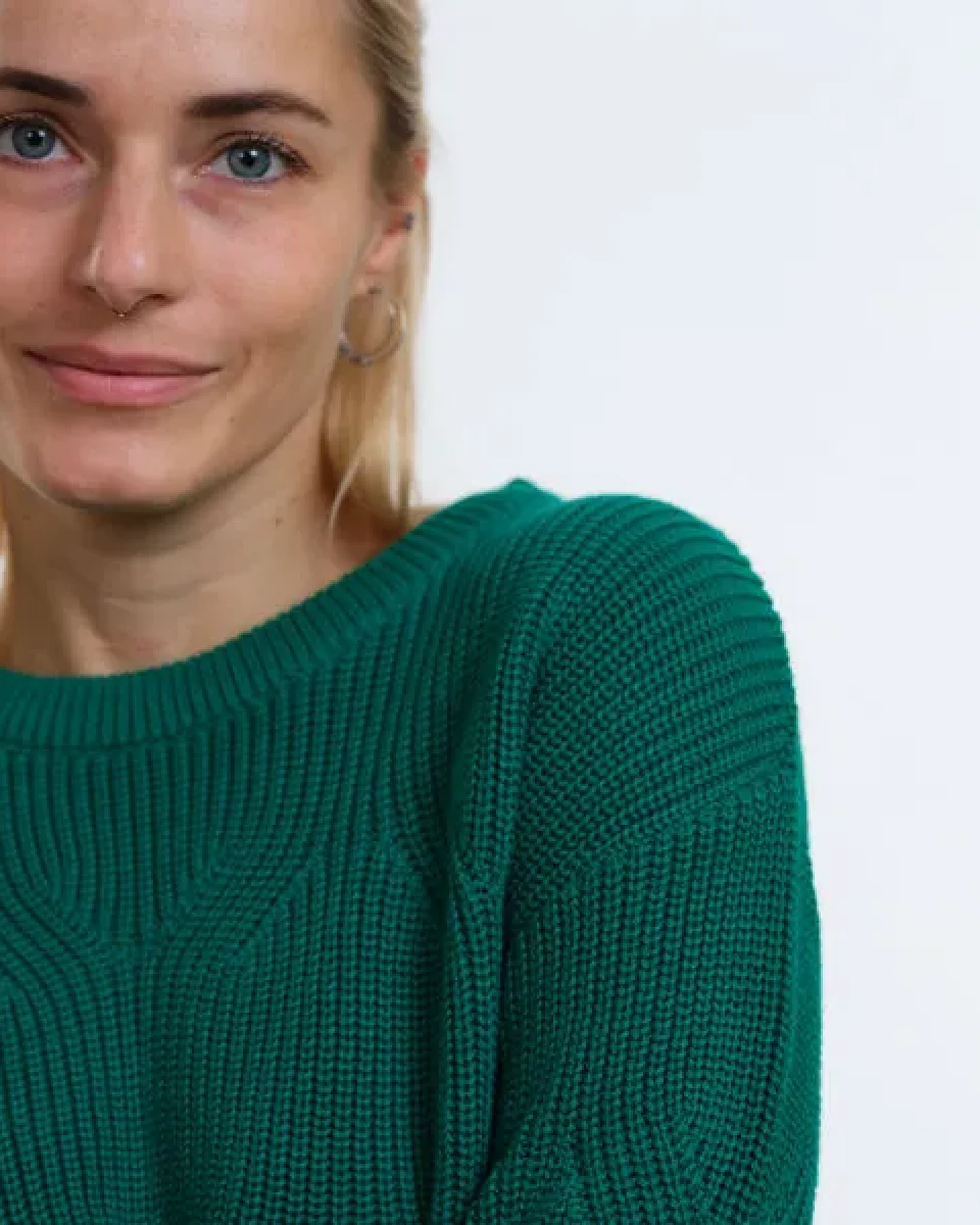 GARY MASH Kurzer Strickpulli May aus Biobaumwolle – Ansicht 4