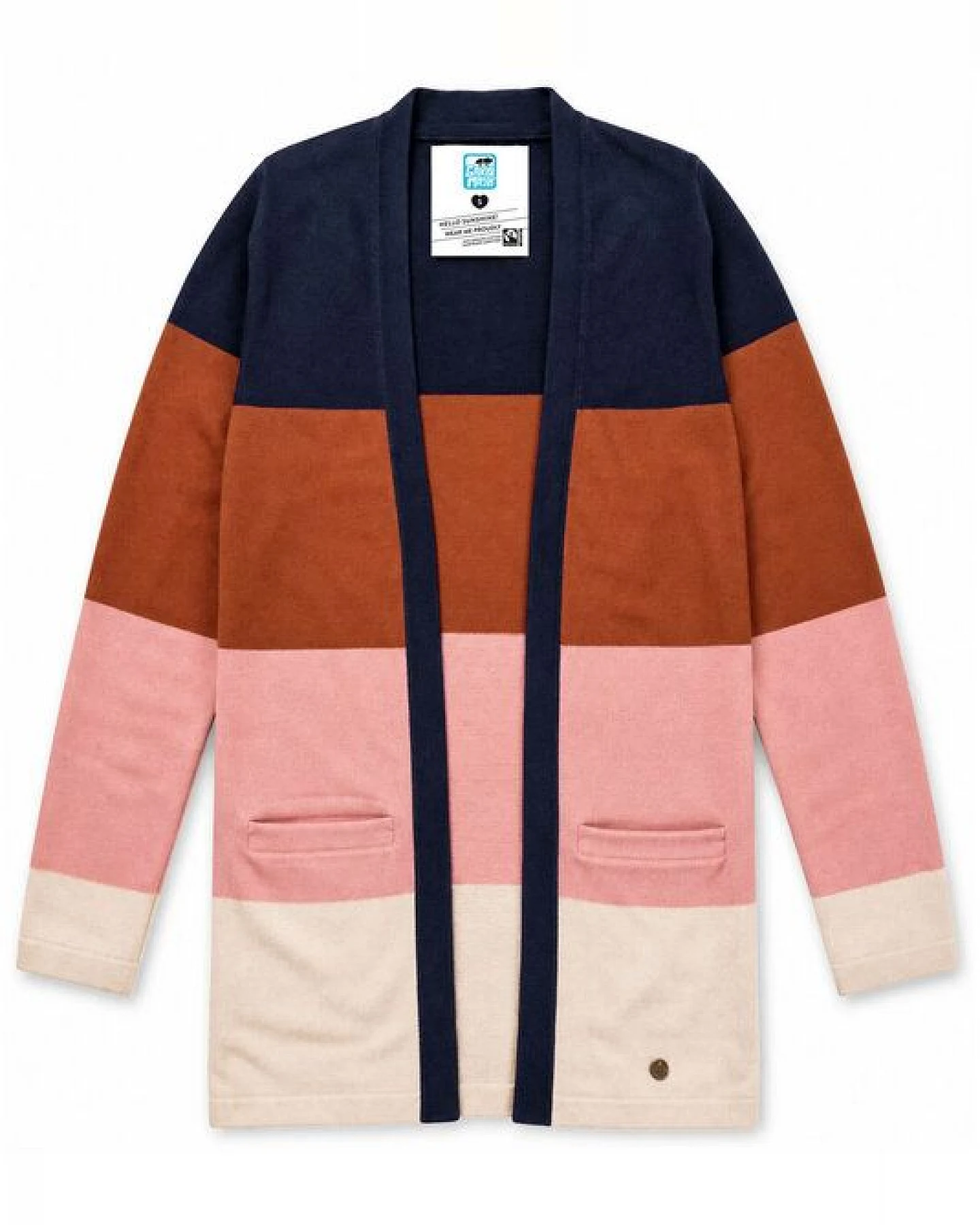 GARY MASH Long-Cardigan Alamo aus Biobaumwolle – Ansicht 2