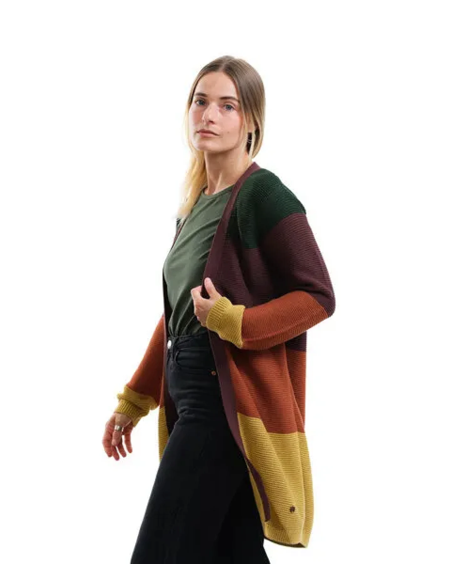 GARY MASH Long-Cardigan Alamo aus Biobaumwolle – Ansicht 3