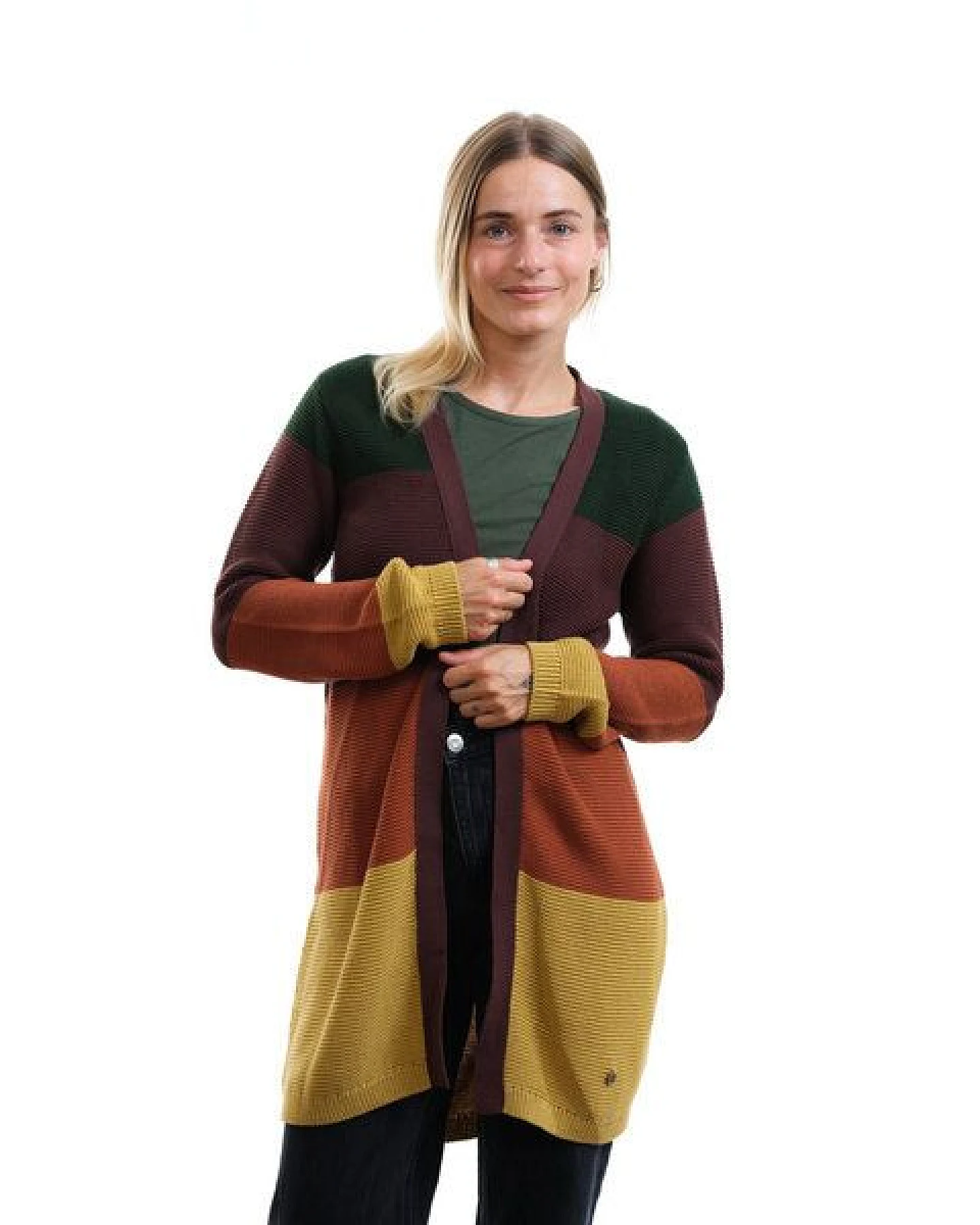 GARY MASH Long-Cardigan Alamo aus Biobaumwolle – Ansicht 4