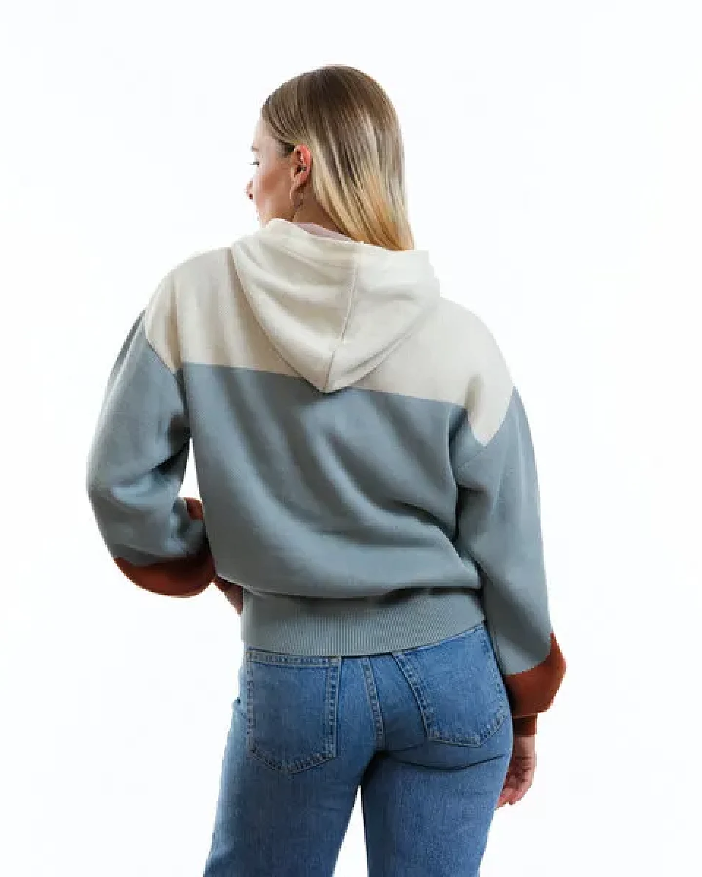 GARY MASH Oversize-Cardigan Winnie mit Kapuze aus Biobaumwolle – Ansicht 3
