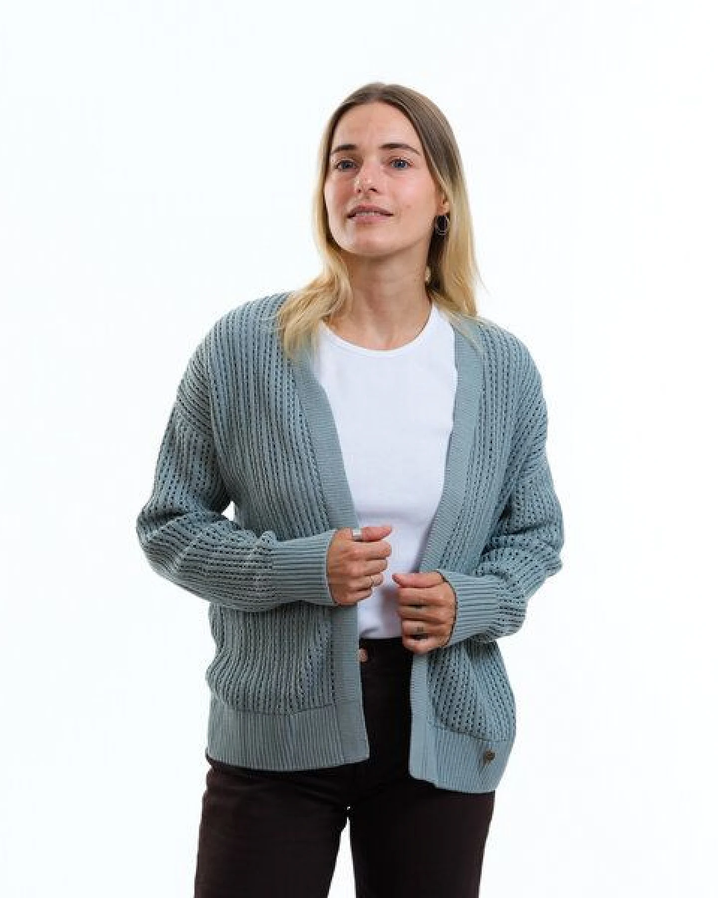 GARY MASH Strickjacke Edna aus Biobaumwolle – Ansicht 2