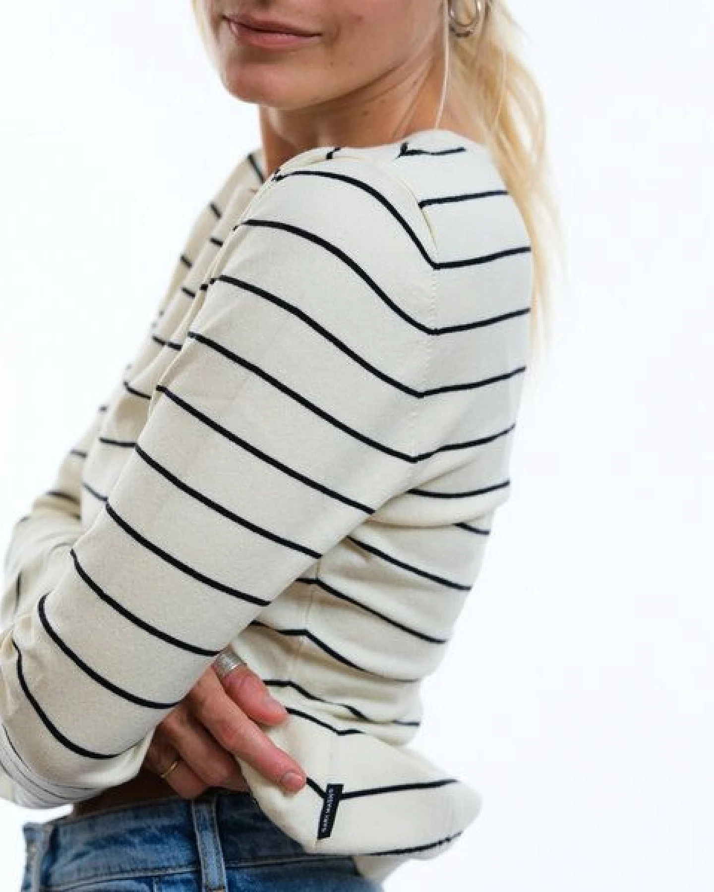 GARY MASH Gestrickter Slim Fit Pullover Yuma aus Biobaumwolle – Ansicht 3