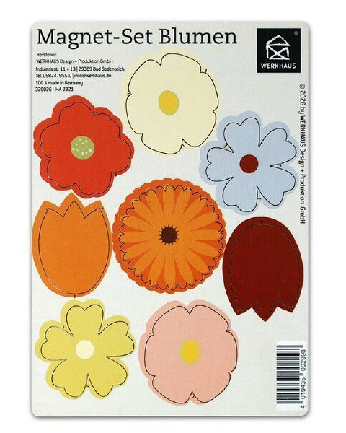WERKHAUS Magnet-Set - Blumen – Ansicht 2