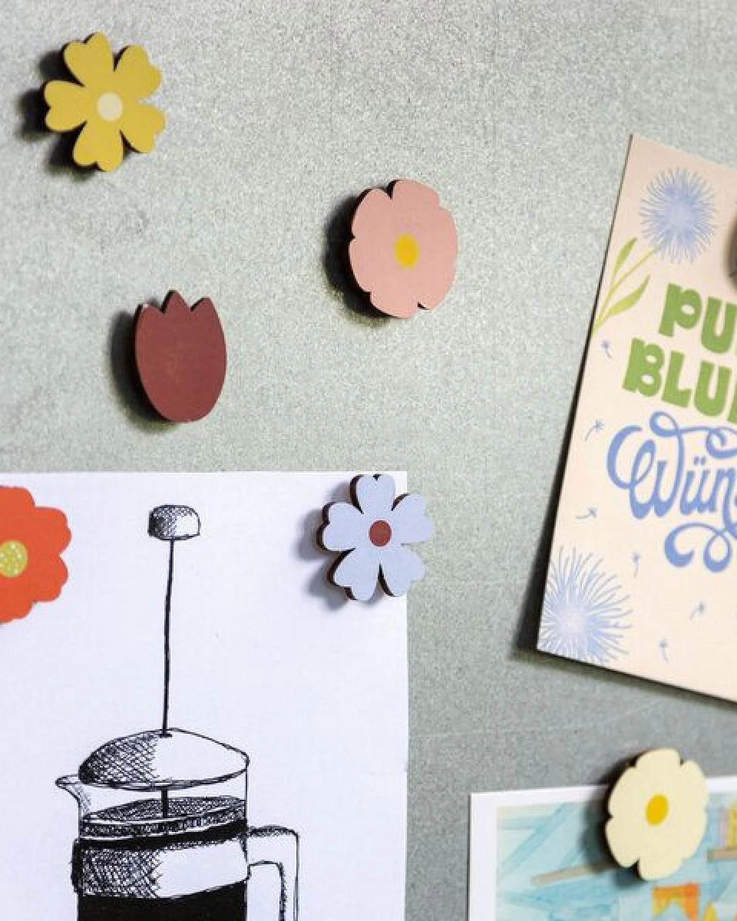 WERKHAUS Magnet-Set - Blumen – Ansicht 3