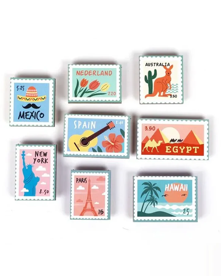 WERKHAUS Magnet-Set - Briefmarken 2