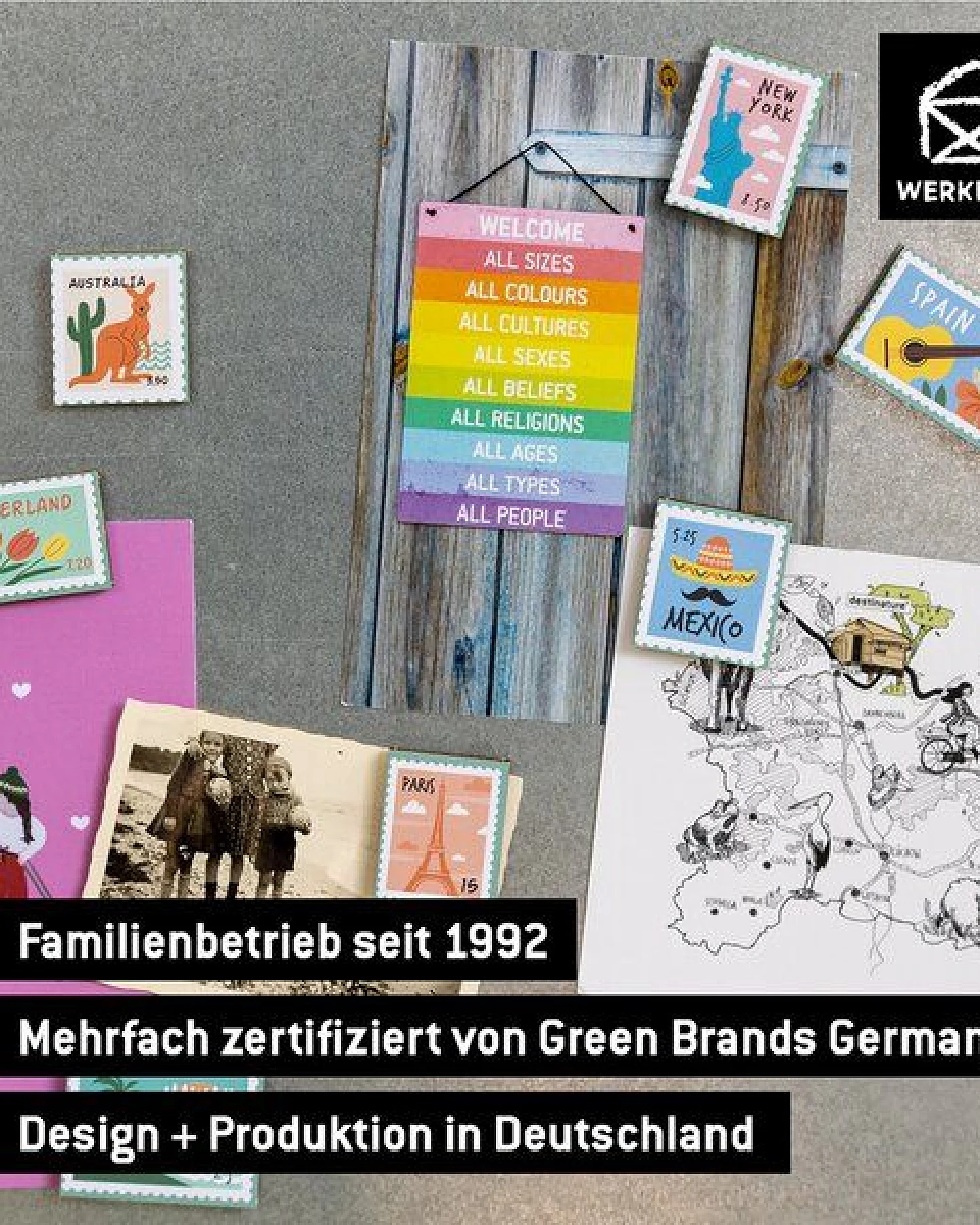 WERKHAUS Magnet-Set - Briefmarken 2 – Ansicht 4