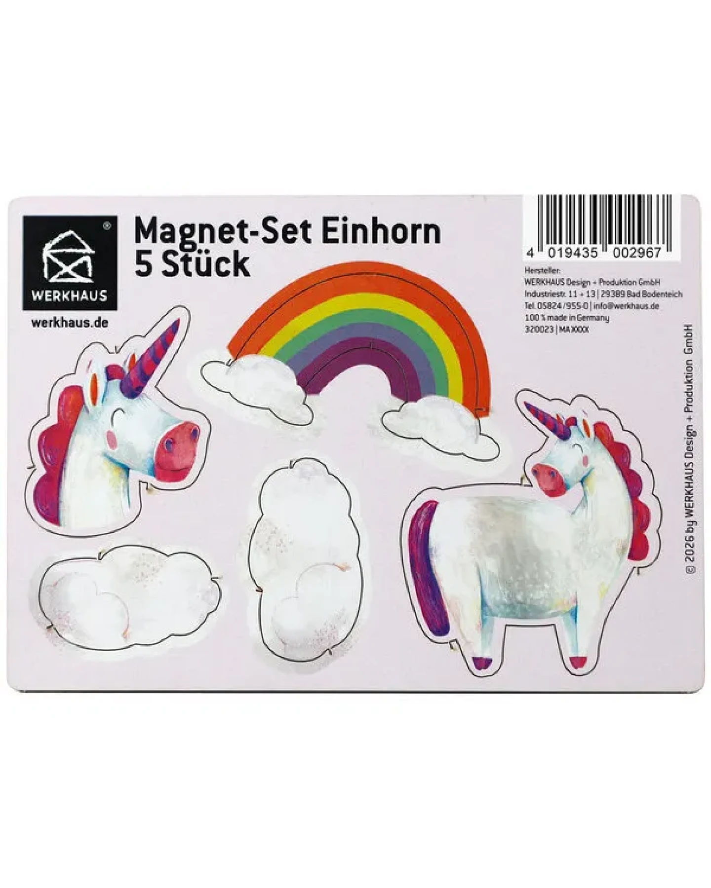 WERKHAUS Magnet-Set - Einhorn – Ansicht 2