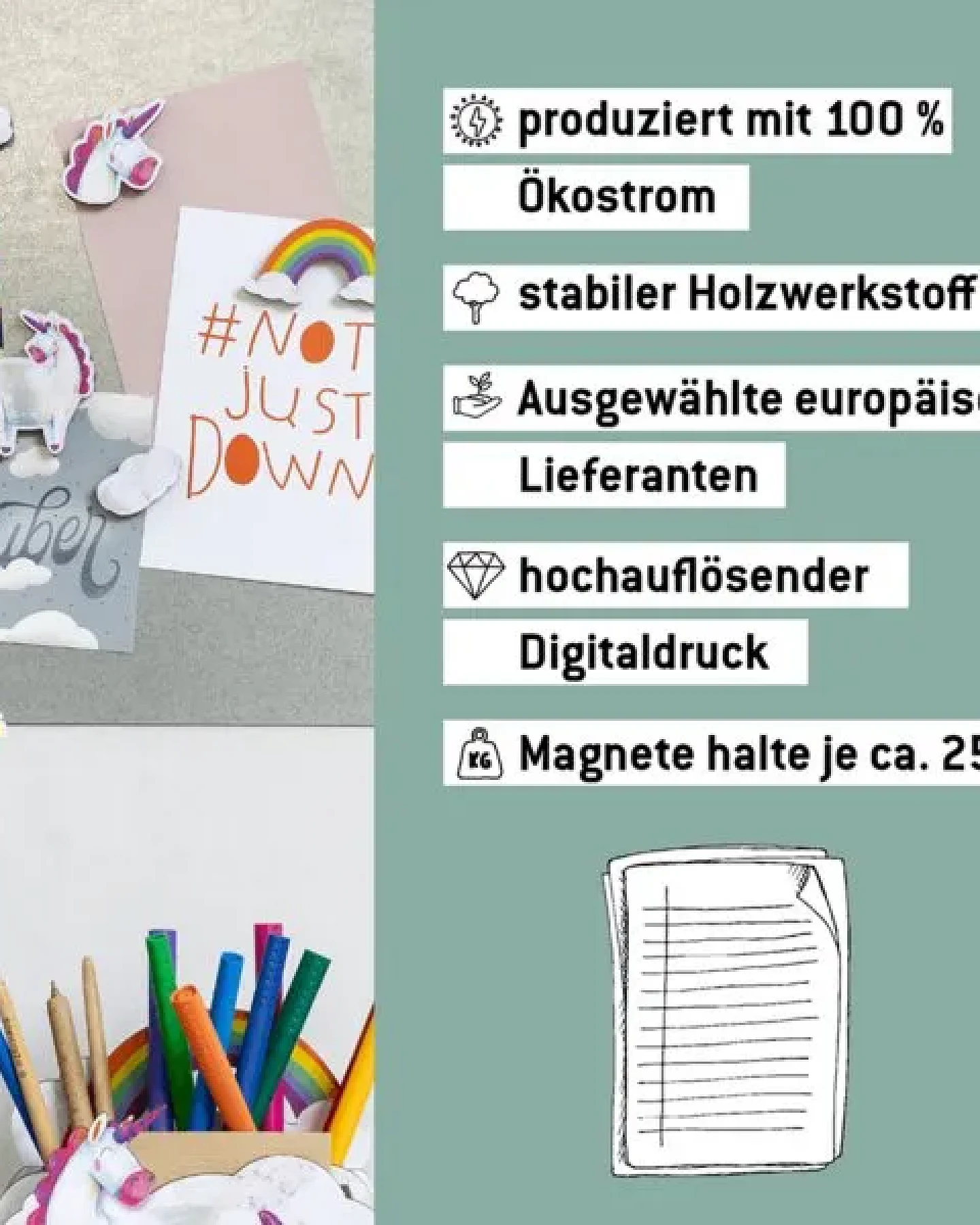 WERKHAUS Magnet-Set - Einhorn – Ansicht 4