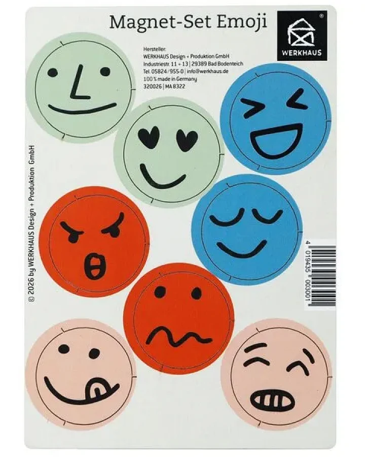 WERKHAUS Magnet-Set - Emoji