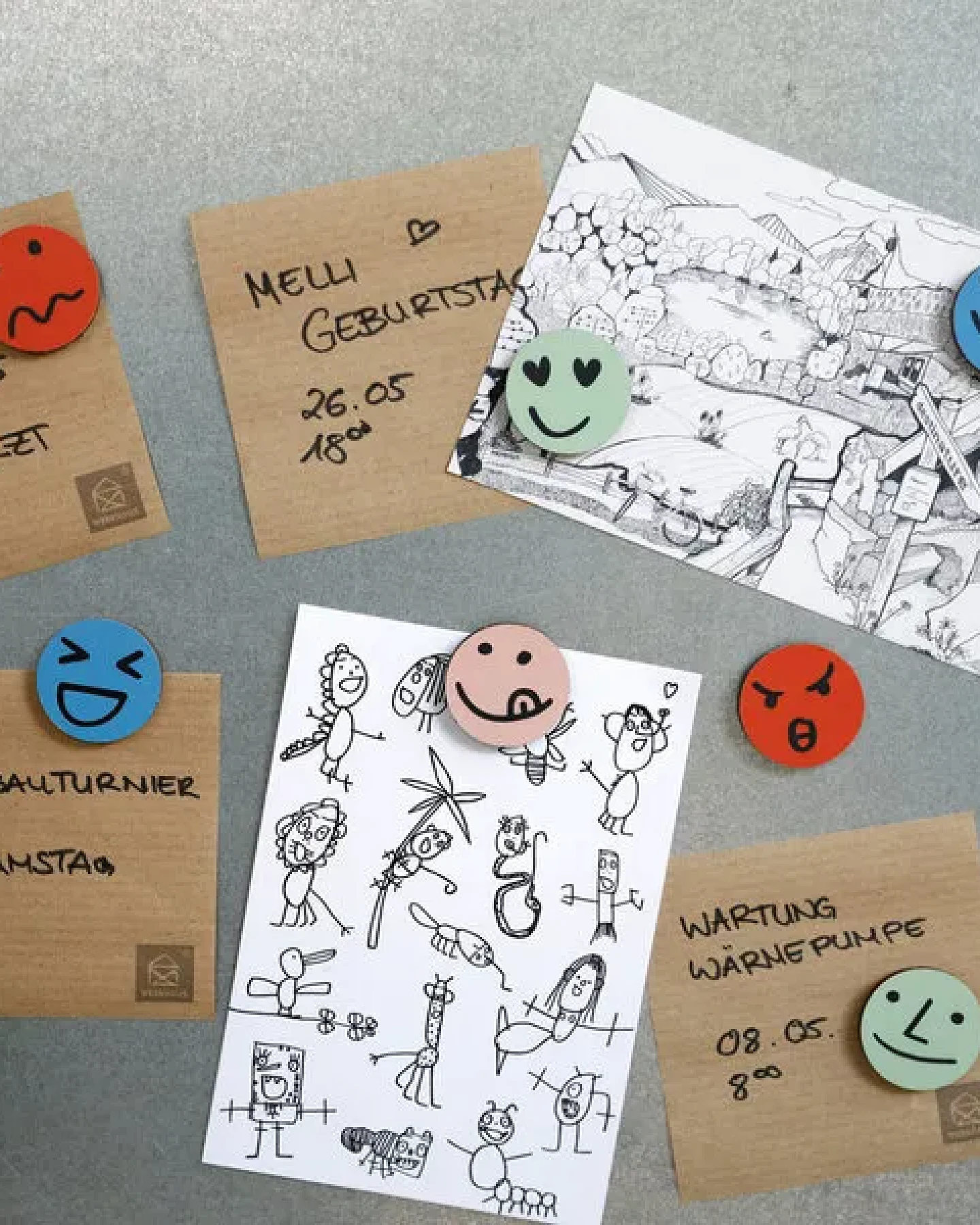 WERKHAUS Magnet-Set - Emoji – Ansicht 2