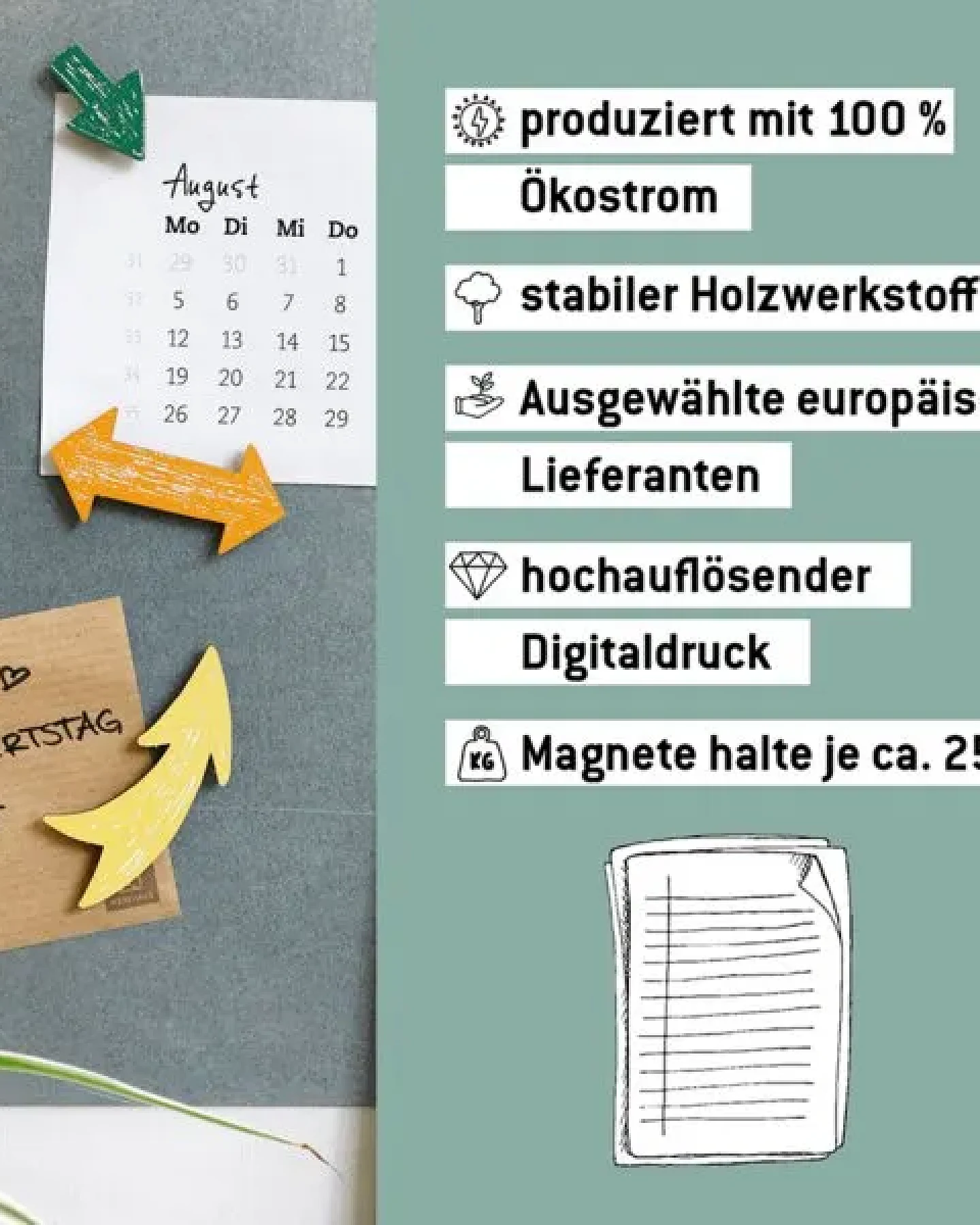 WERKHAUS Magnet-Set - Pfeile – Ansicht 4