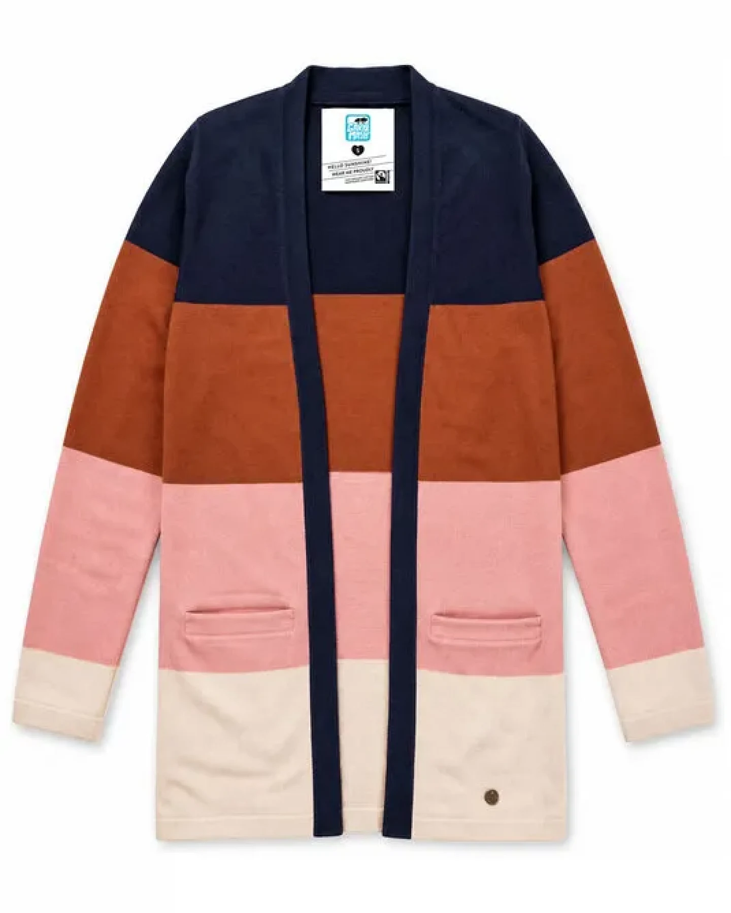 GARY MASH Long-Cardigan Alamo aus Biobaumwolle – Ansicht 2