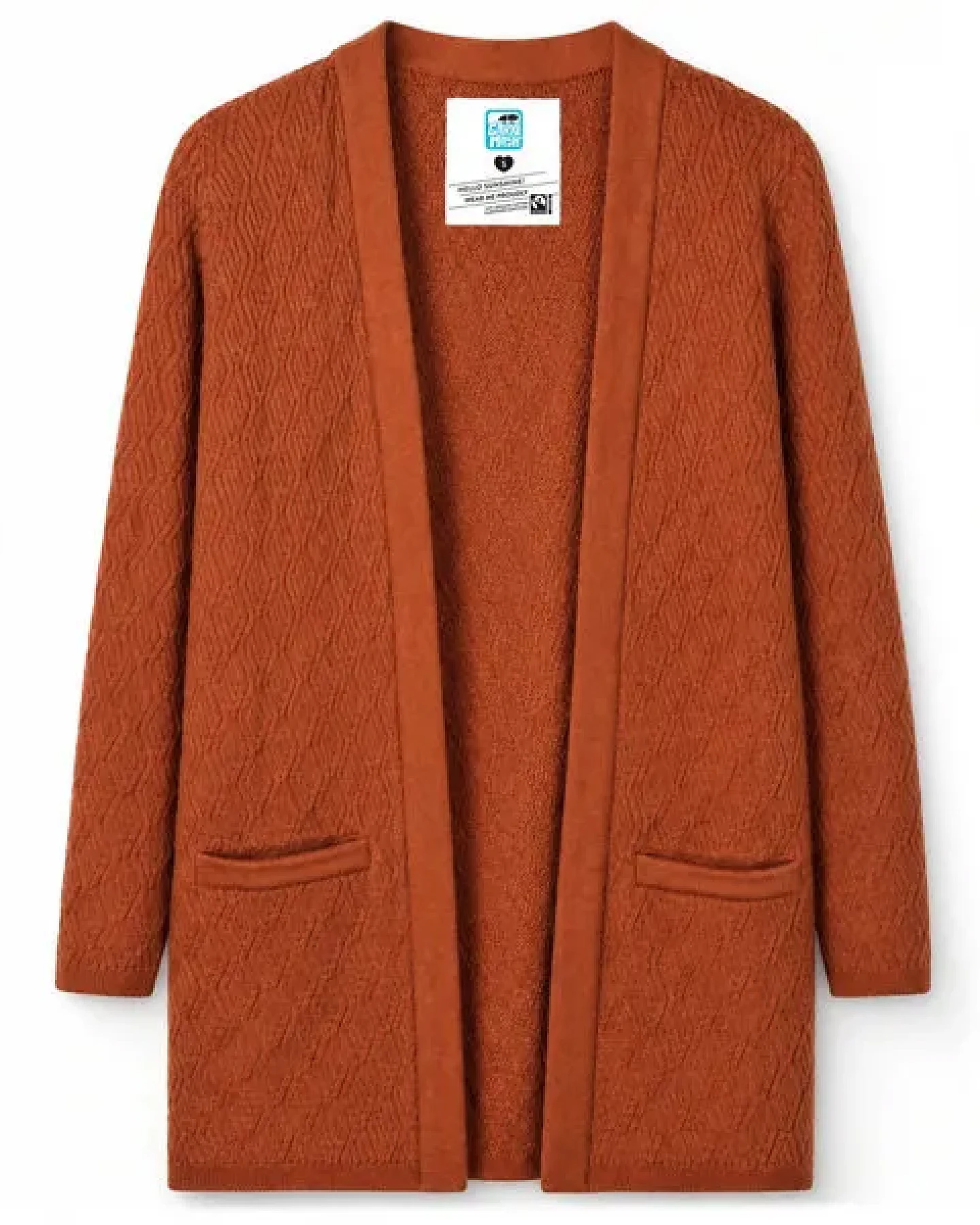 GARY MASH Long-Cardigan Alamo aus Biobaumwolle – Ansicht 3