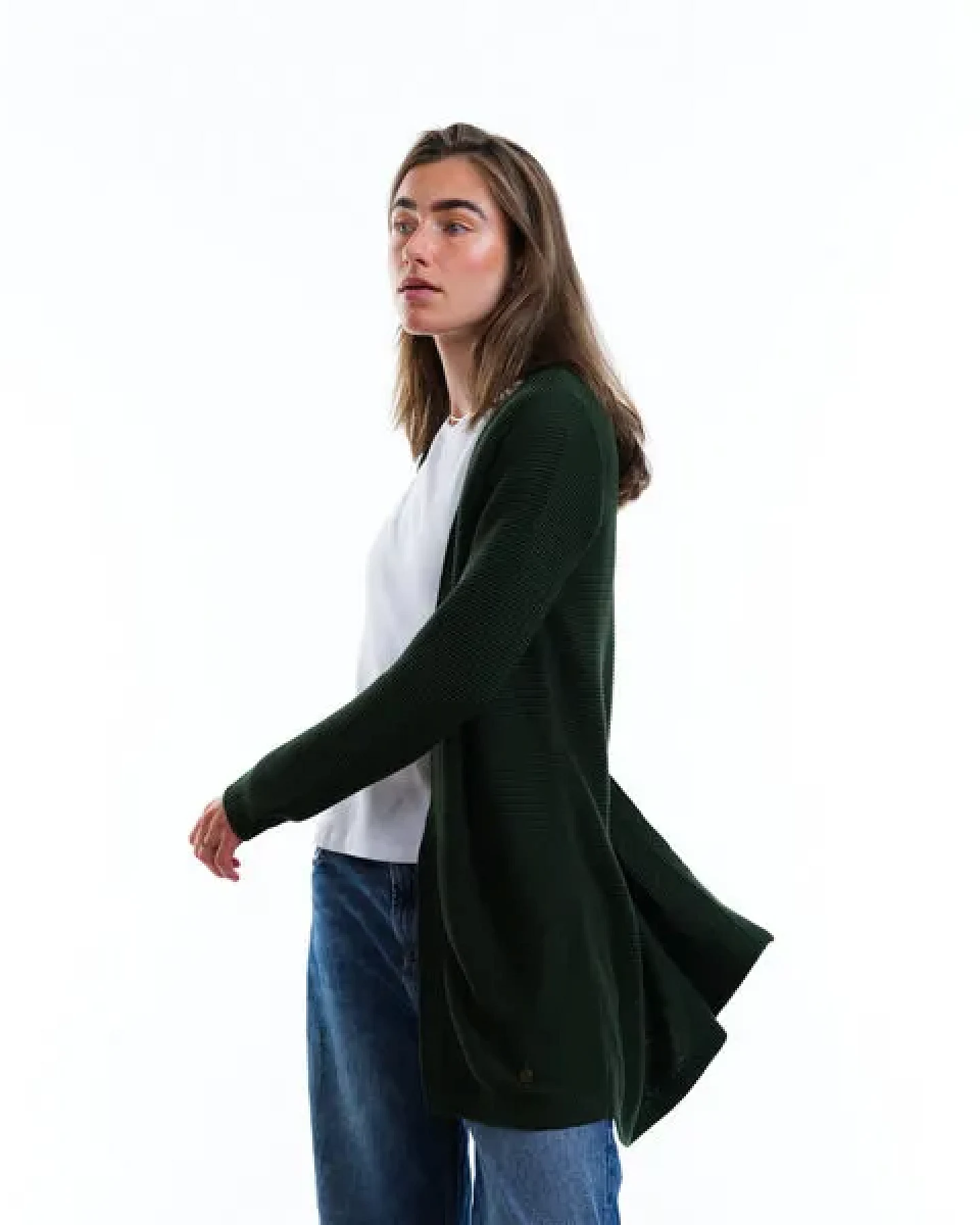 GARY MASH Long-Cardigan Alamo aus Biobaumwolle – Ansicht 3