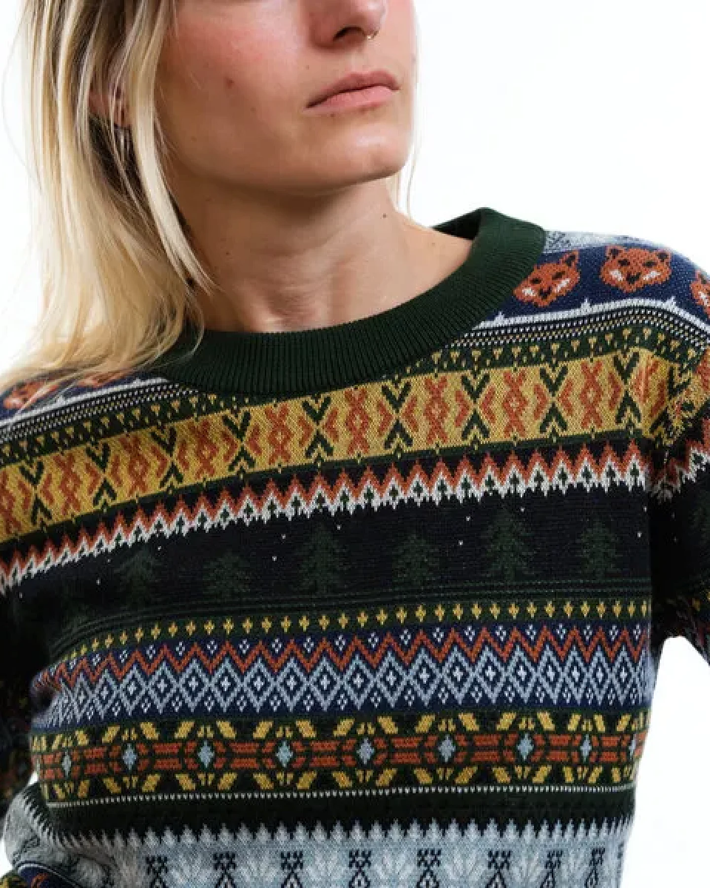 GARY MASH Pullover Lamona aus feinem Jacquardstrick – Ansicht 3