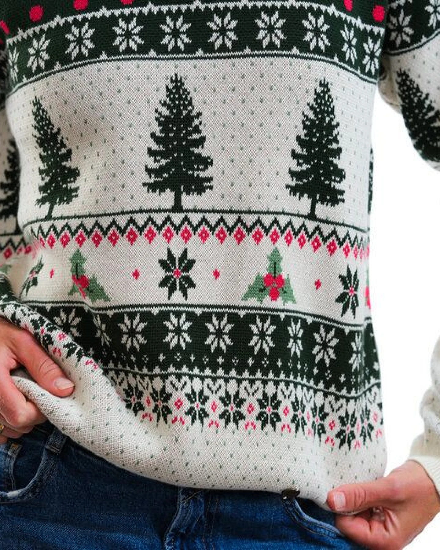 GARY MASH Pullover Lamona aus feinem Jacquardstrick – Ansicht 3