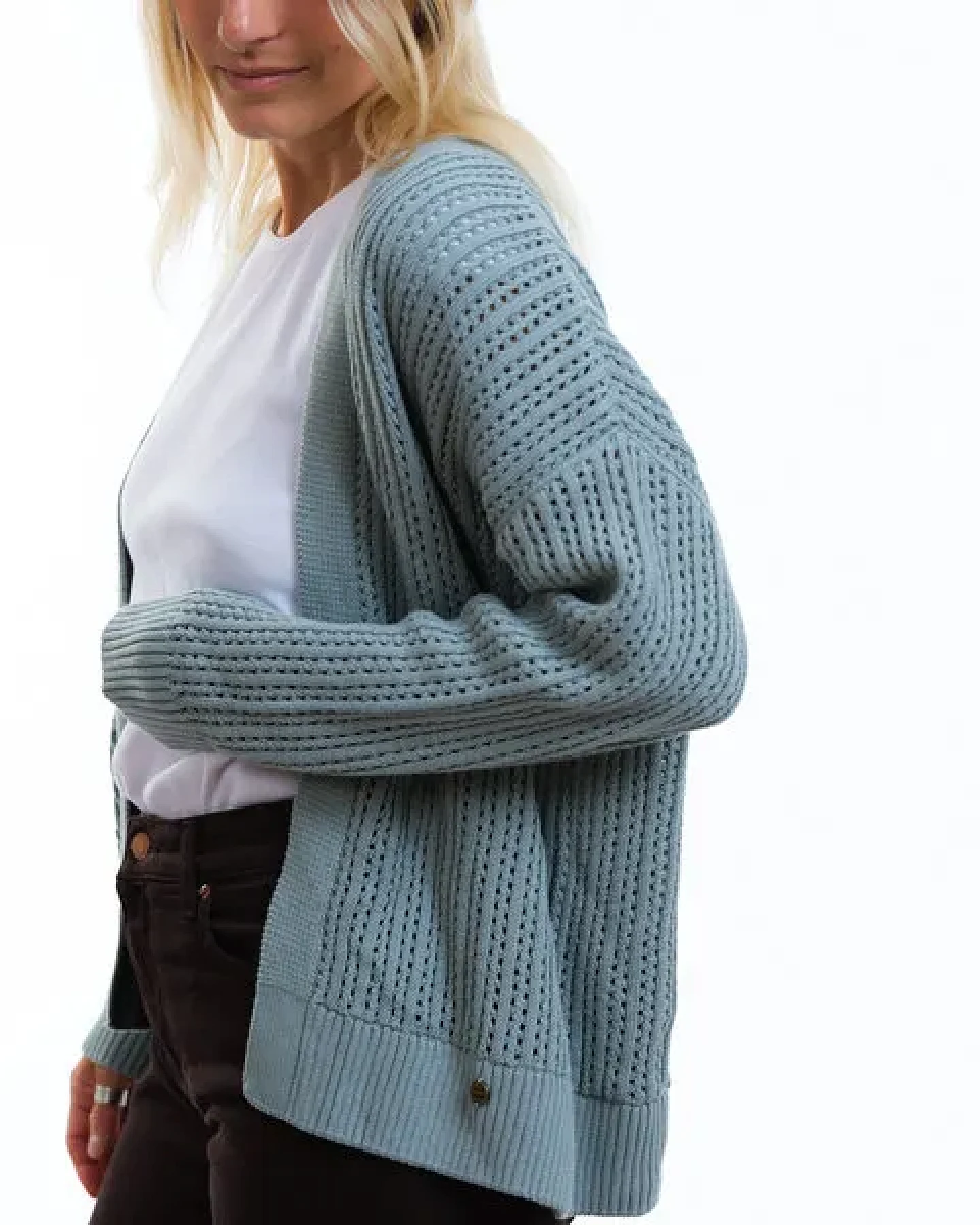 GARY MASH Strickjacke Edna aus Biobaumwolle – Ansicht 3