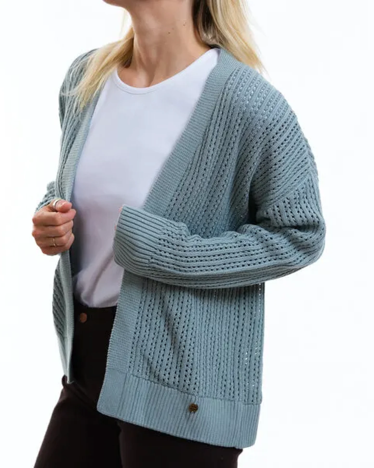 GARY MASH Strickjacke Edna aus Biobaumwolle – Ansicht 4