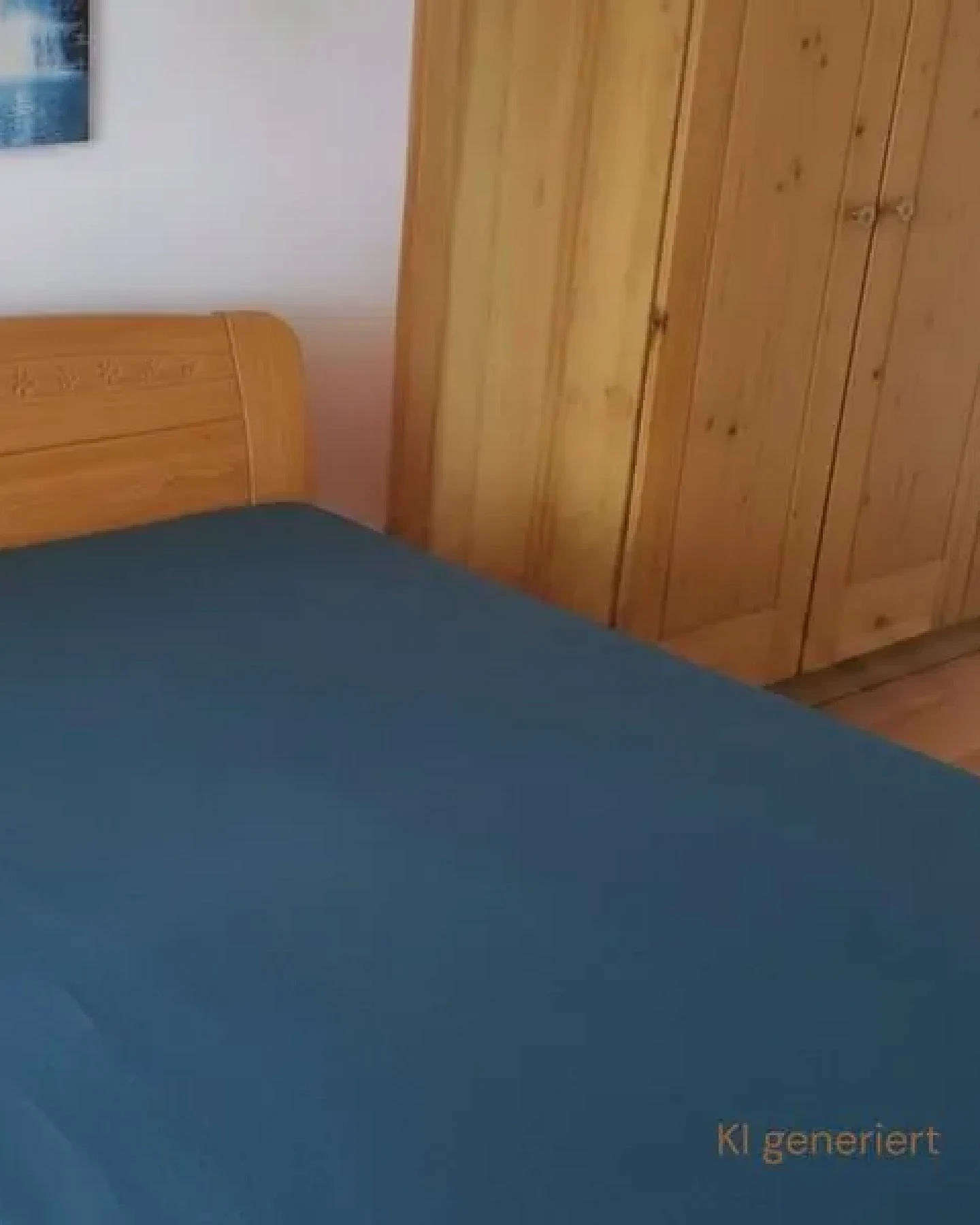 körber mode Bettlaken reiner europäischer Hanf, Betttuch petrol oder pink Einzelbett 90x200 – Ansicht 2
