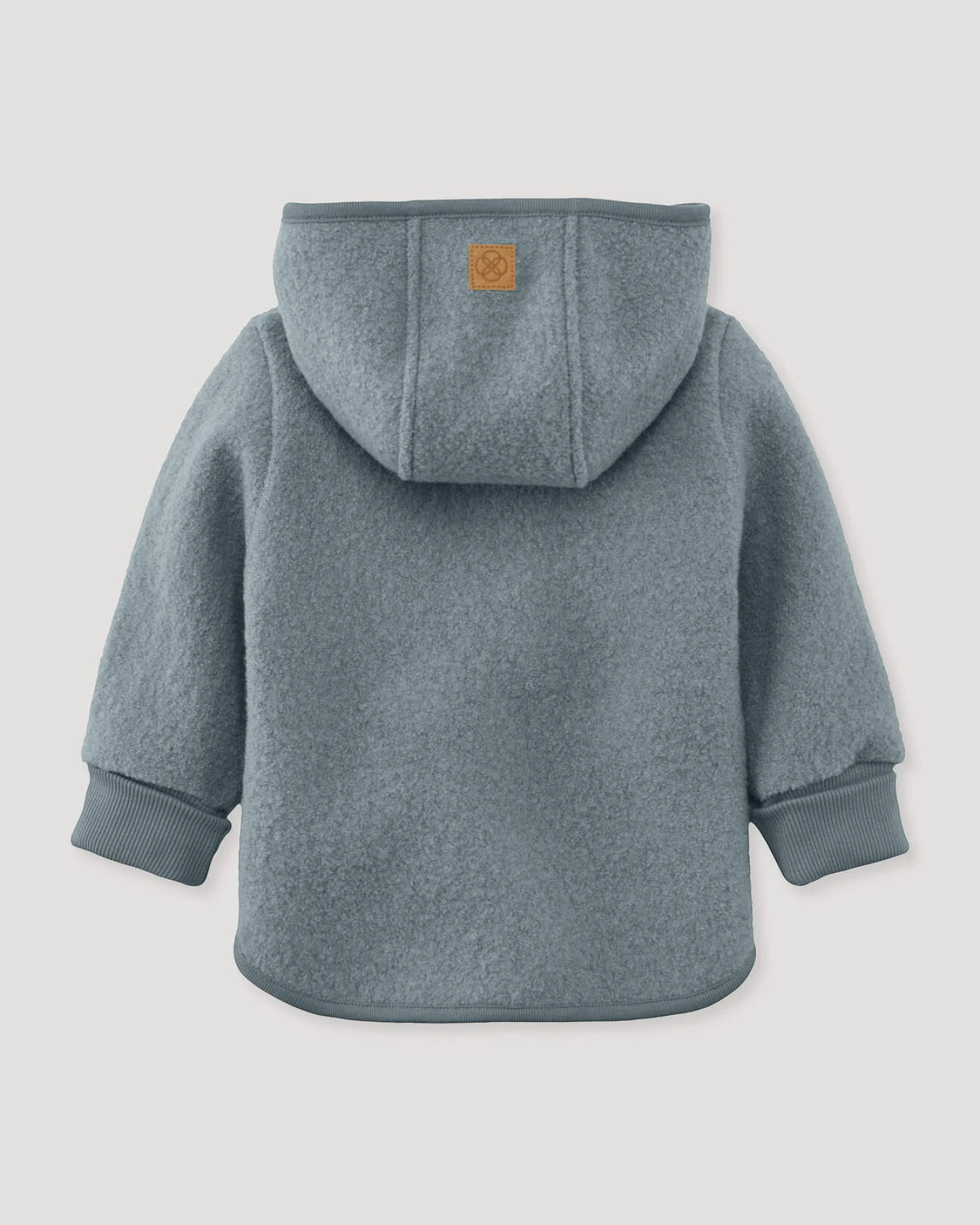 hessnatur Baby Walkjacke aus Bio-Merinowolle - blau - Größe 98/104 – Ansicht 2