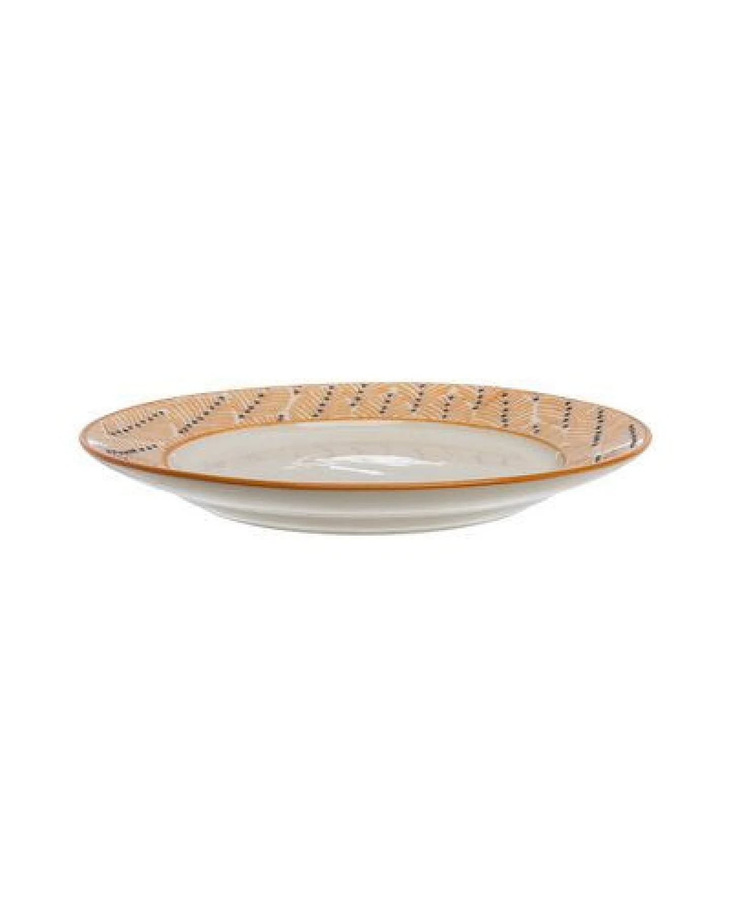 TRANQUILLO Teller MIIX'N'MATCH Orange – Steinzeug – Ansicht 2