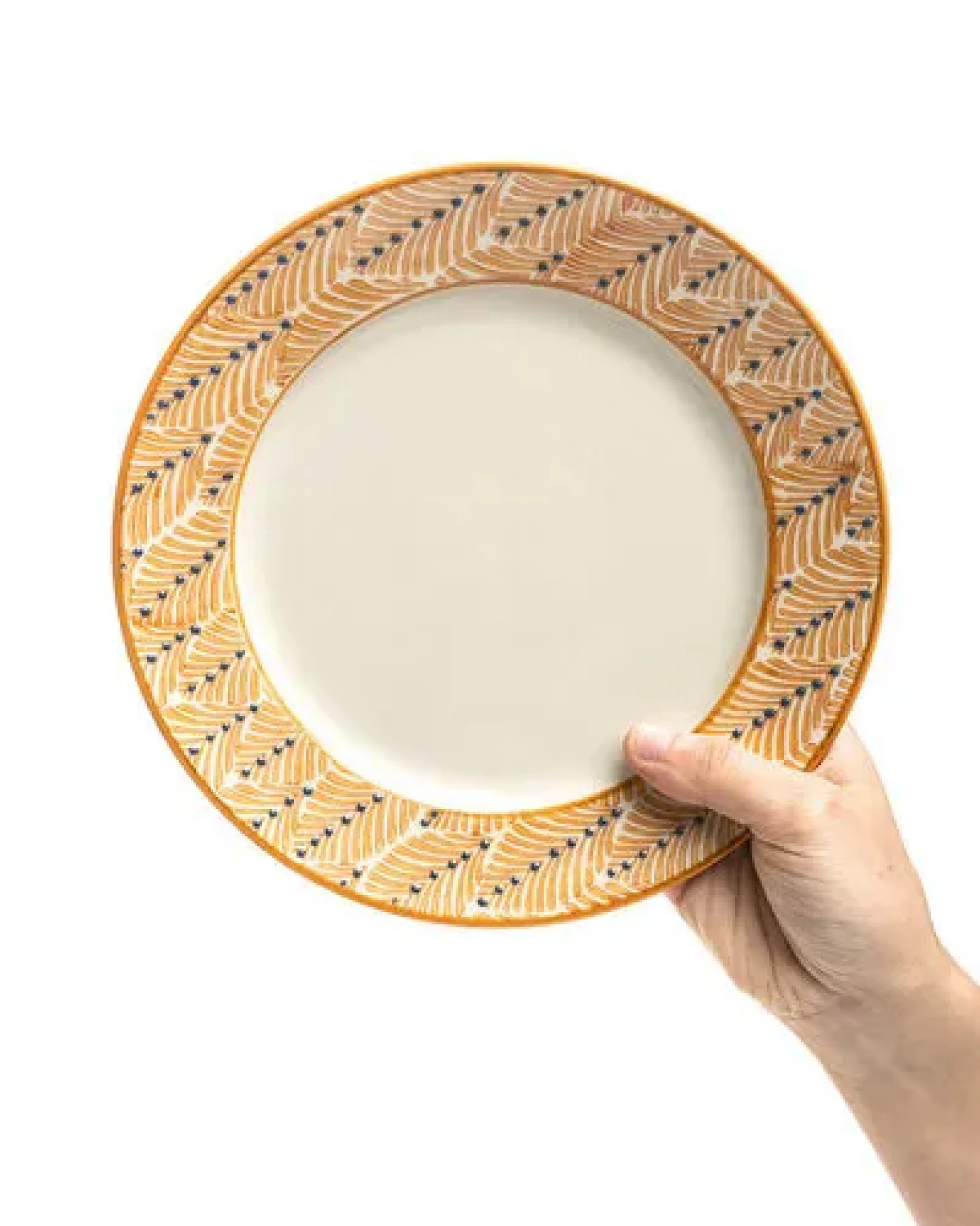 TRANQUILLO Teller MIIX'N'MATCH Orange – Steinzeug – Ansicht 3