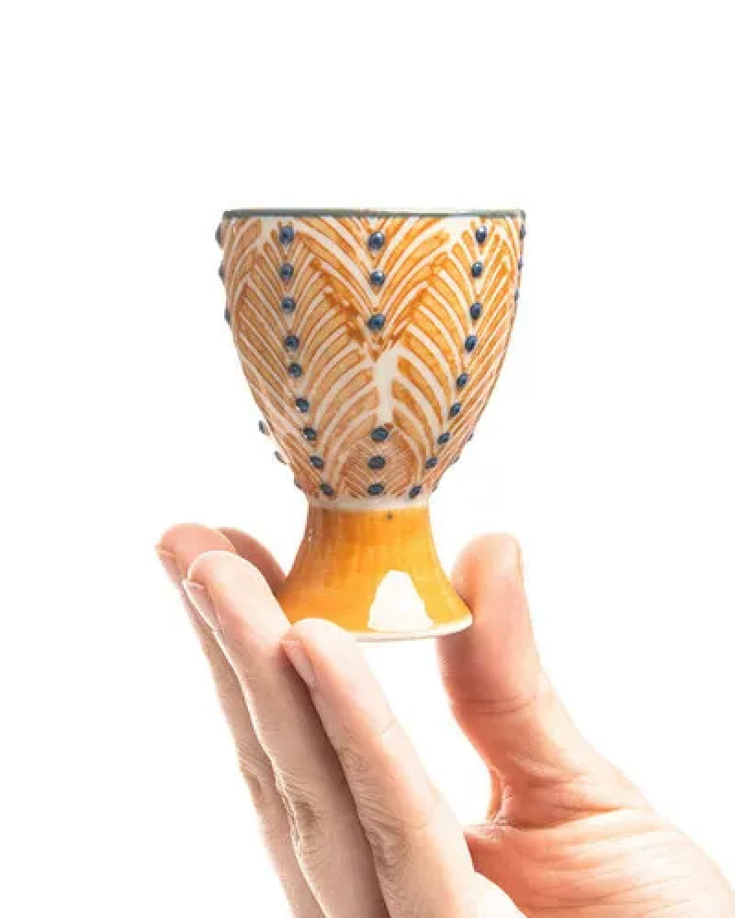TRANQUILLO Eierbecher MIIX'N'MATCH Orange – Steinzeug – Ansicht 2
