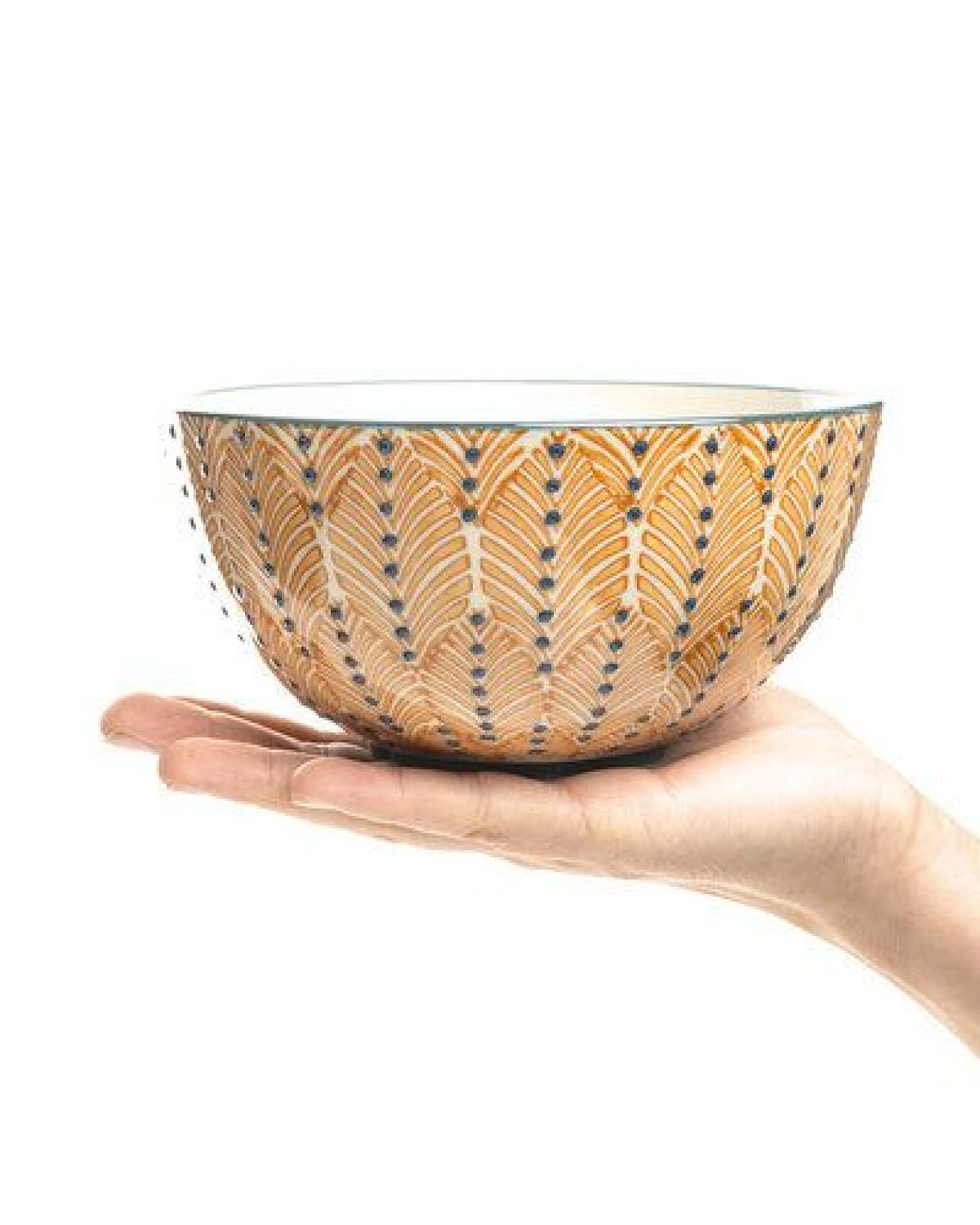TRANQUILLO Schüssel MIIX'N'MATCH Orange – Steinzeug – Ansicht 3