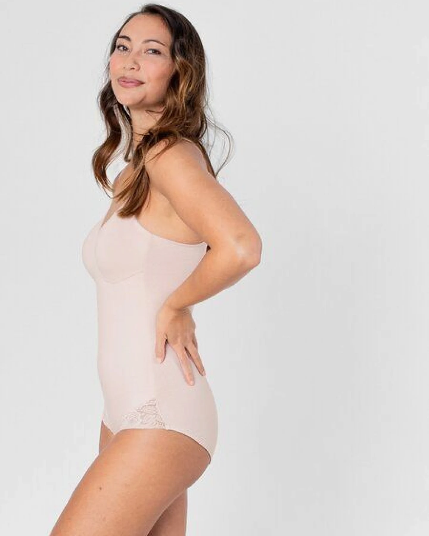 erlich textil Magdalena Body mit Spitze aus Bio-Baumwolle, made in Europe – Ansicht 3