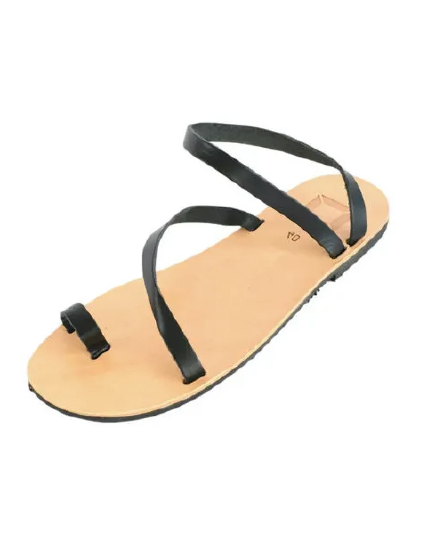 SORBAS '25 Leder Riemchensandaletten Schwarz – Ansicht 3