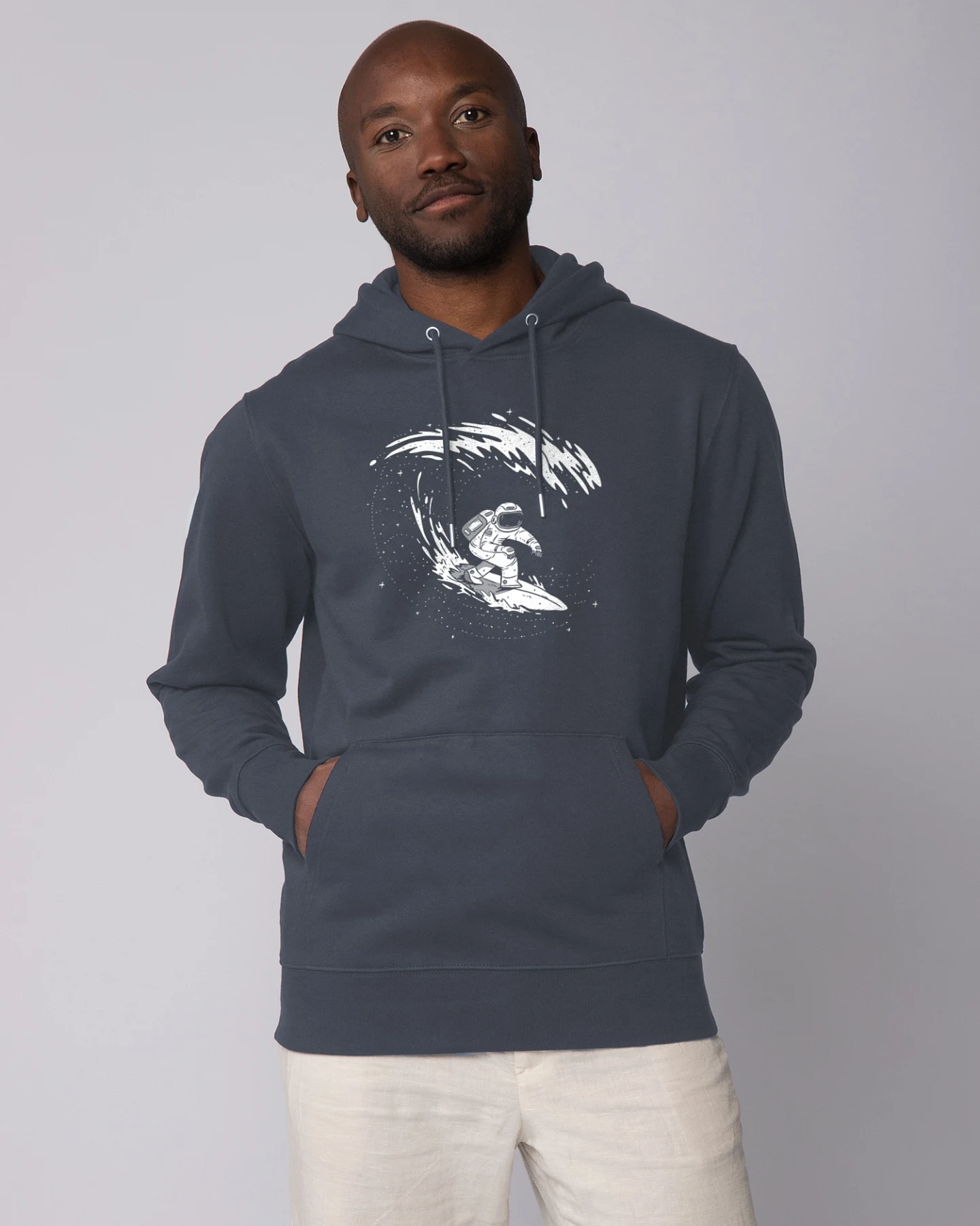 Watapparel Sweatshirt Surfing Spaceman – Ansicht 2
