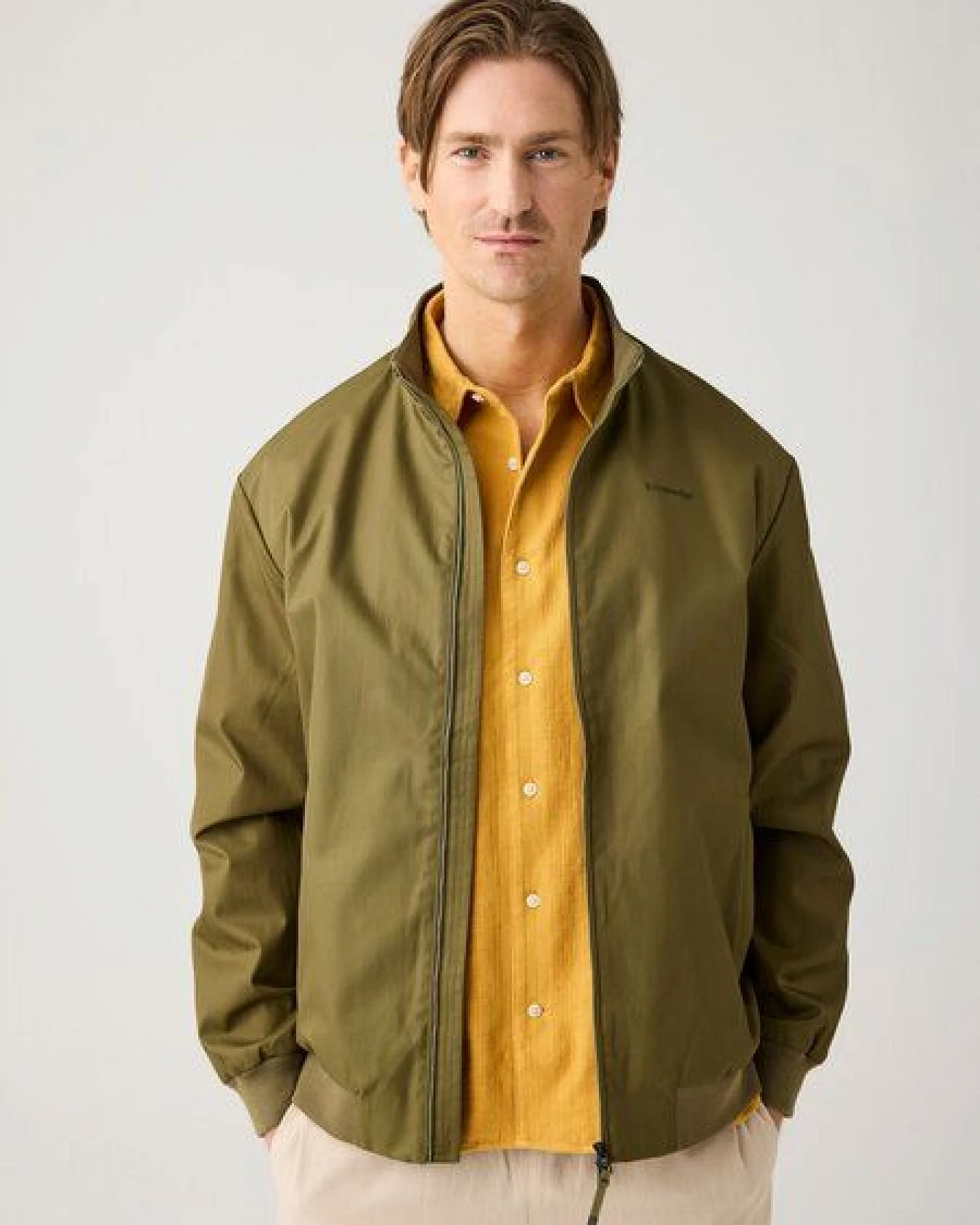 KnowledgeCotton Apparel Leichte Jacke CANVAS aus funktionaler Bio-Baumwolle – Ansicht 2