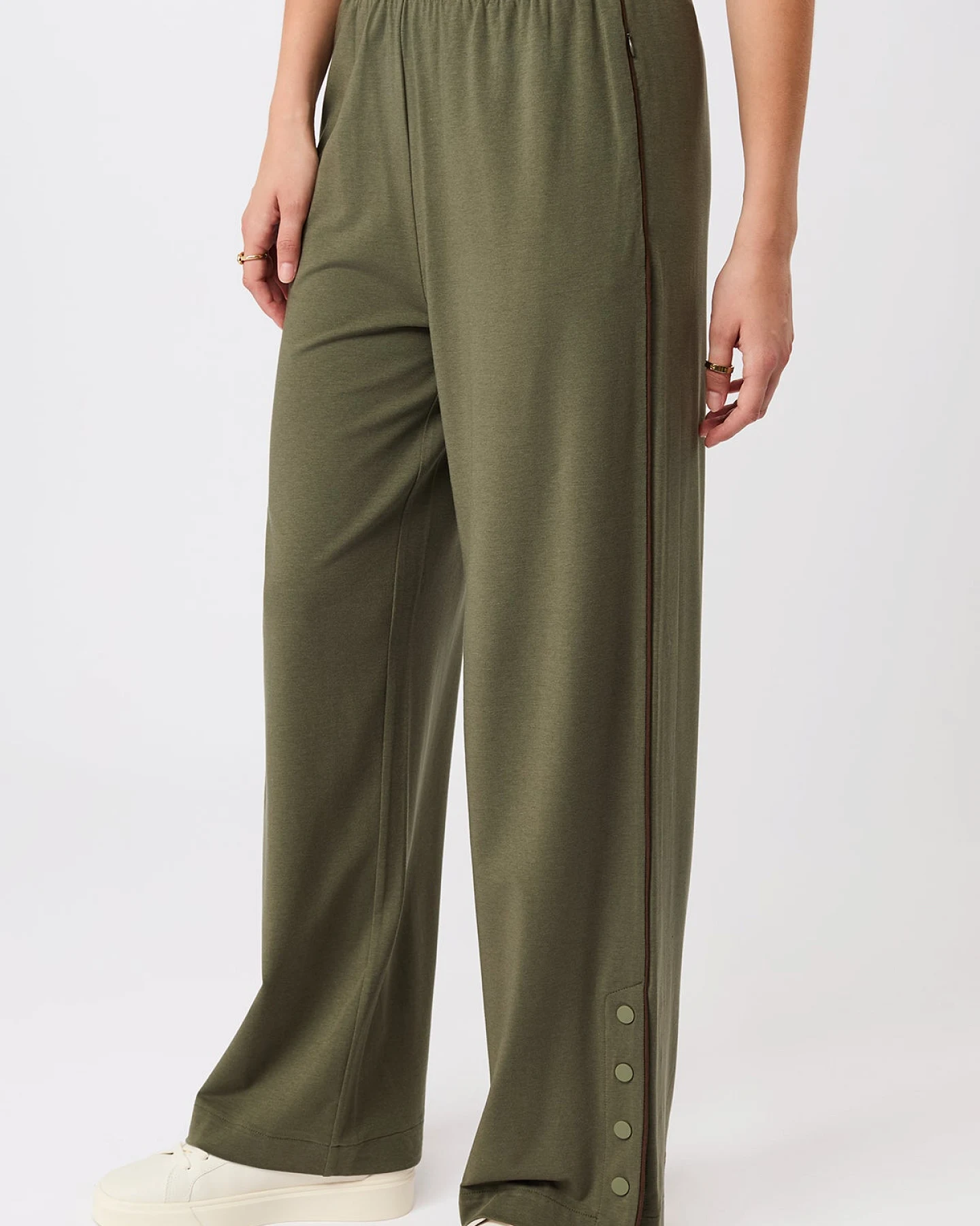MANDALA Damen vegan Jogginghose Blattgrün – Ansicht 2