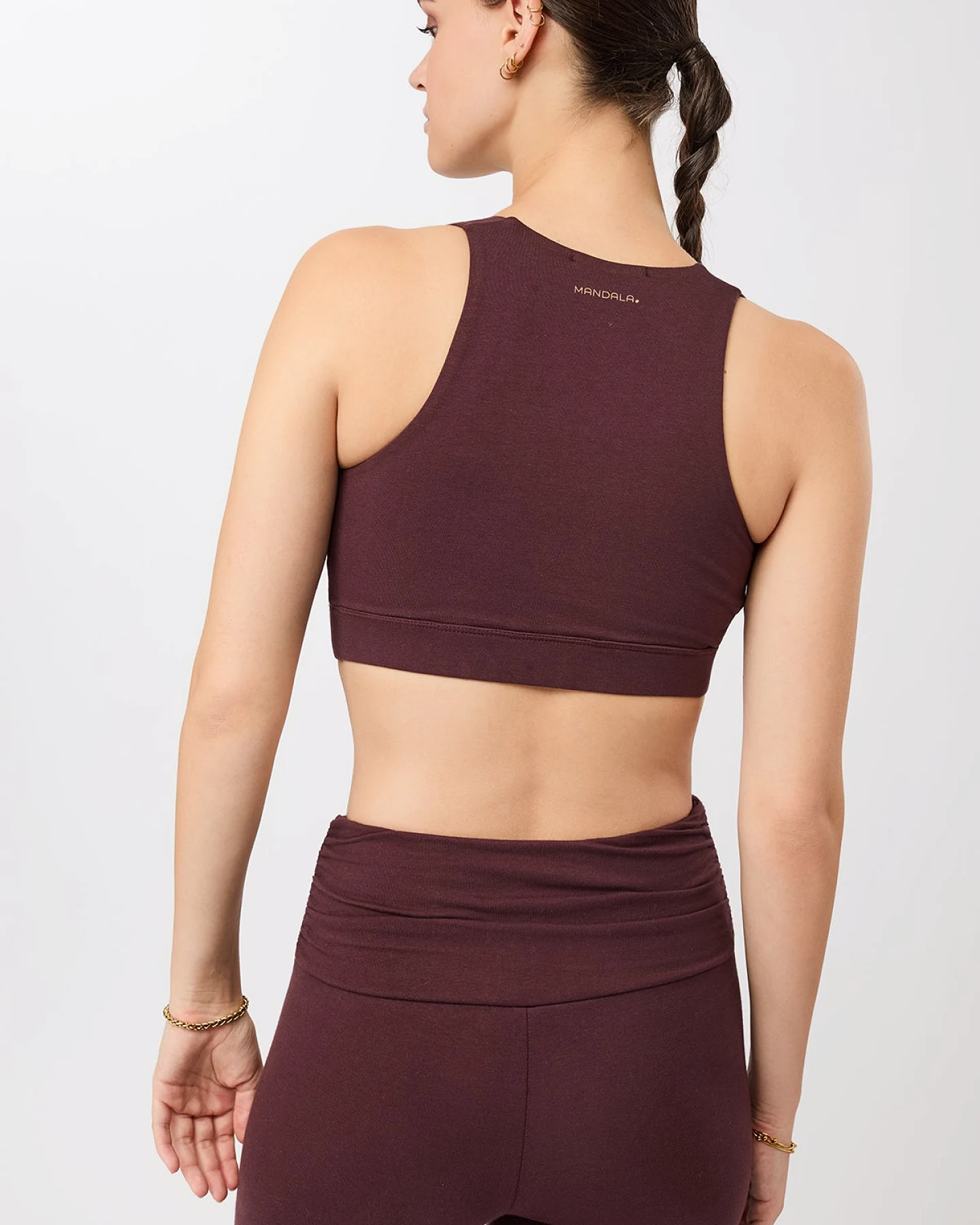 MANDALA Damen vegan Sport Bh Ruby – Ansicht 2