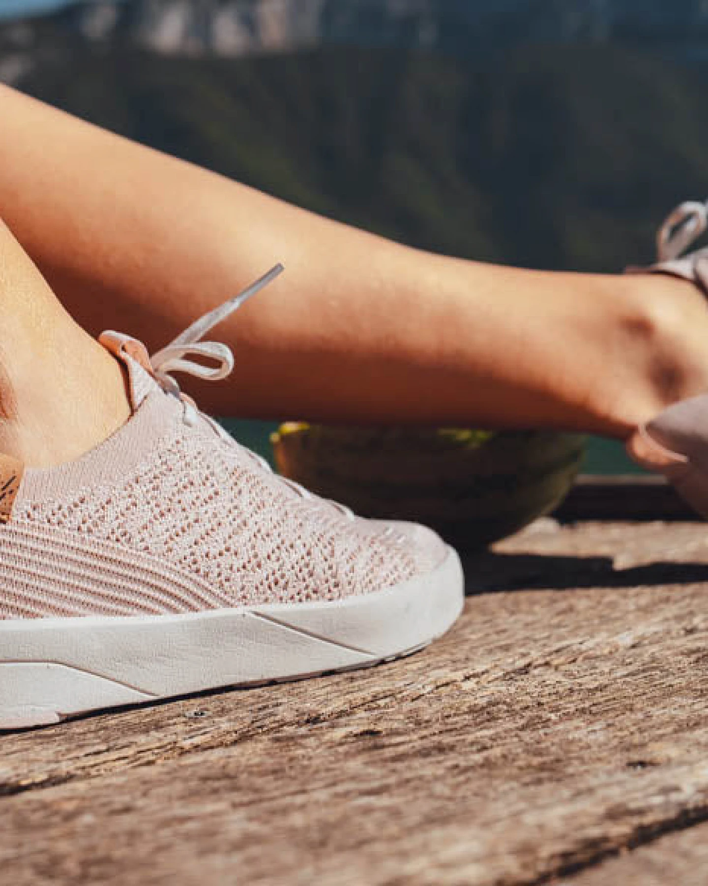 SAOLA Damen vegan Sneaker Damen Cannon Knit 3 Faded Rose – Ansicht 2