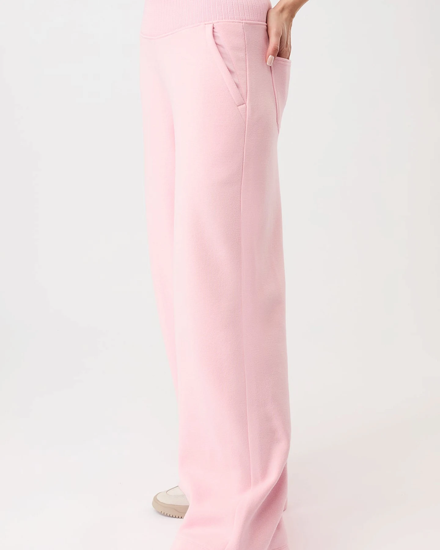MANDALA Damen vegan Hose Surfers Vibe In Zartem Rosa – Ansicht 2