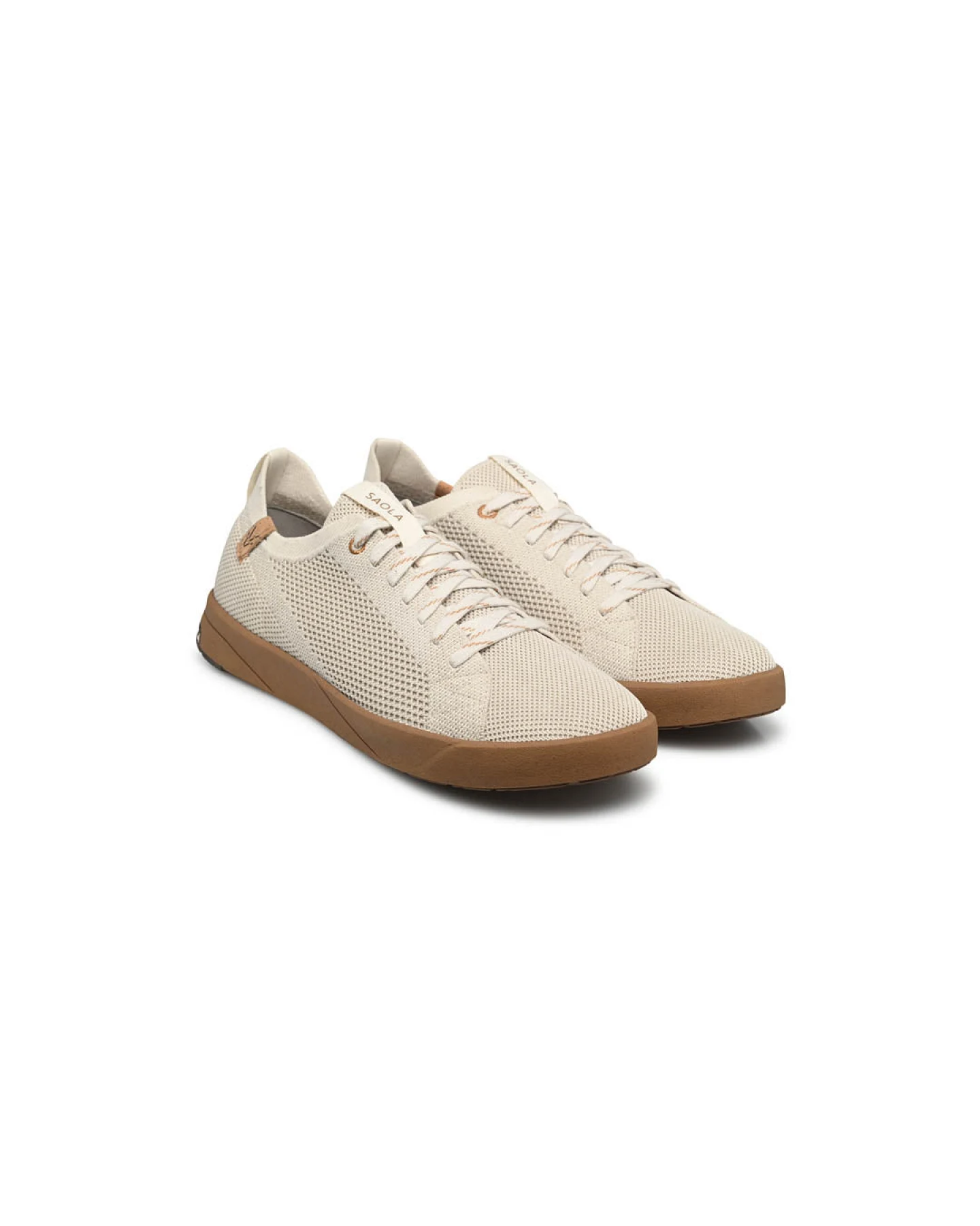 SAOLA Herren vegan Sneaker Herren Cannon Knit 2.0 Dune – Ansicht 2