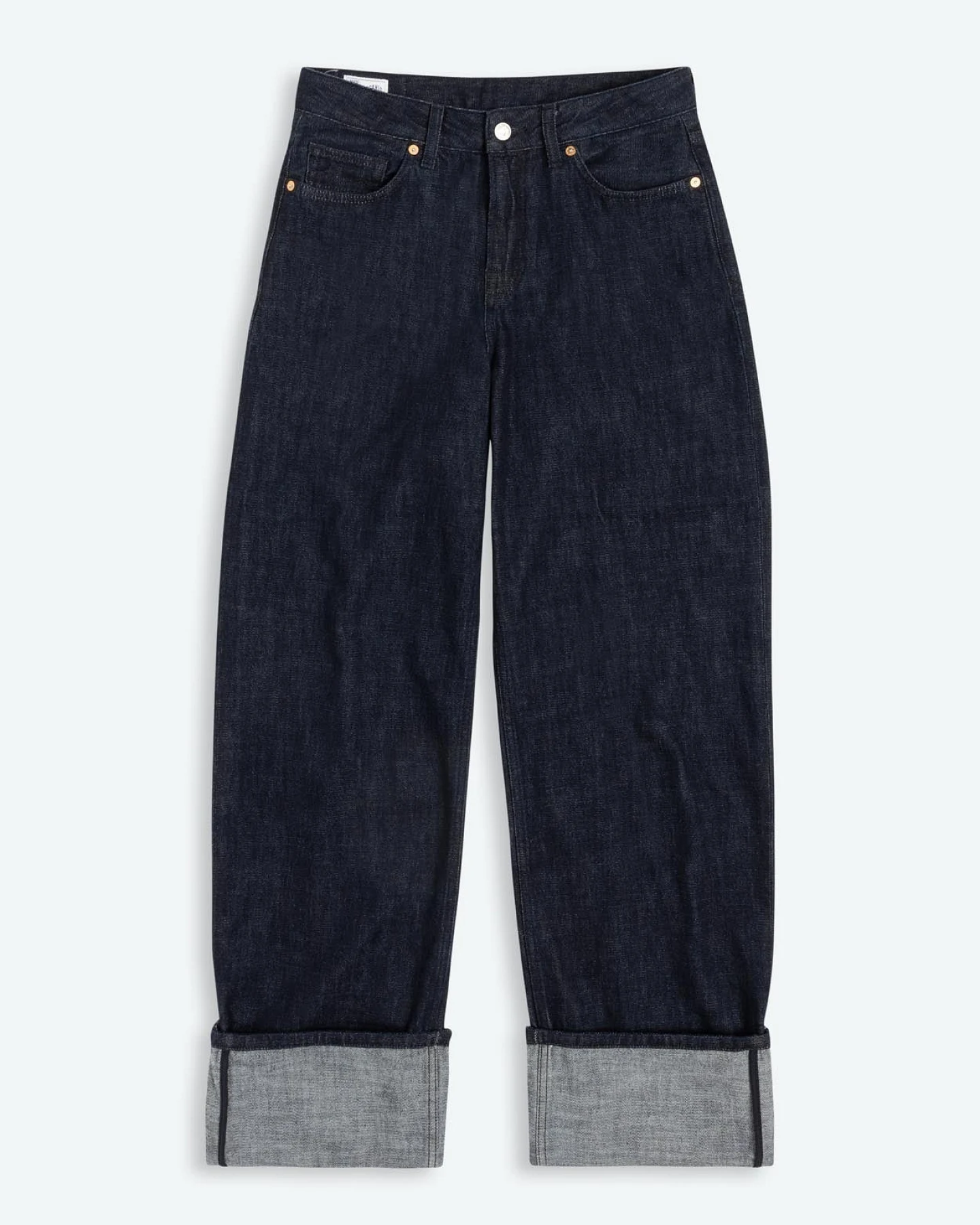 Kings of Indigo Damen vegan Jeans Joan Turnup Suse Rinse – Ansicht 2