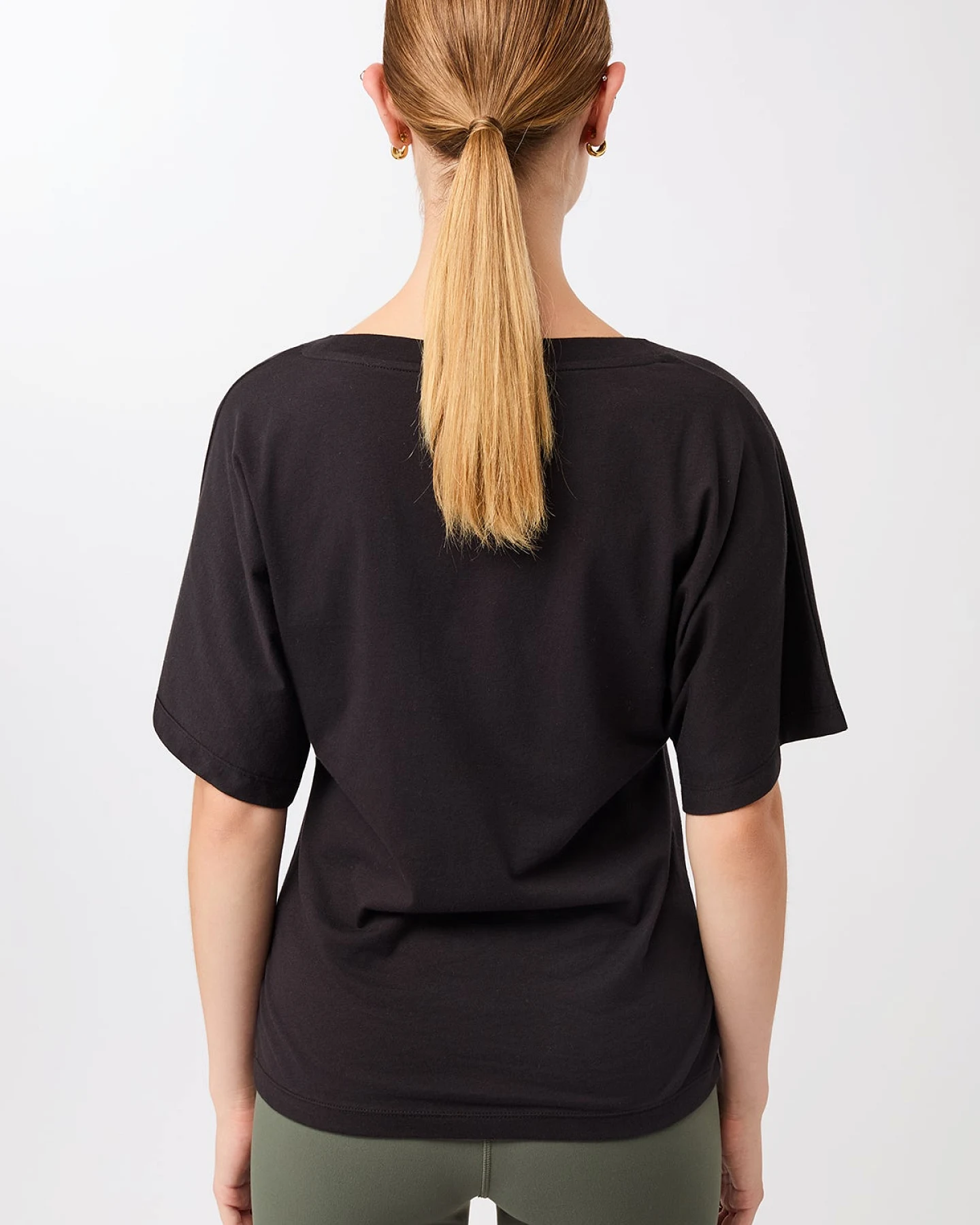 MANDALA Damen vegan T-Shirt Butterfly Black – Ansicht 2